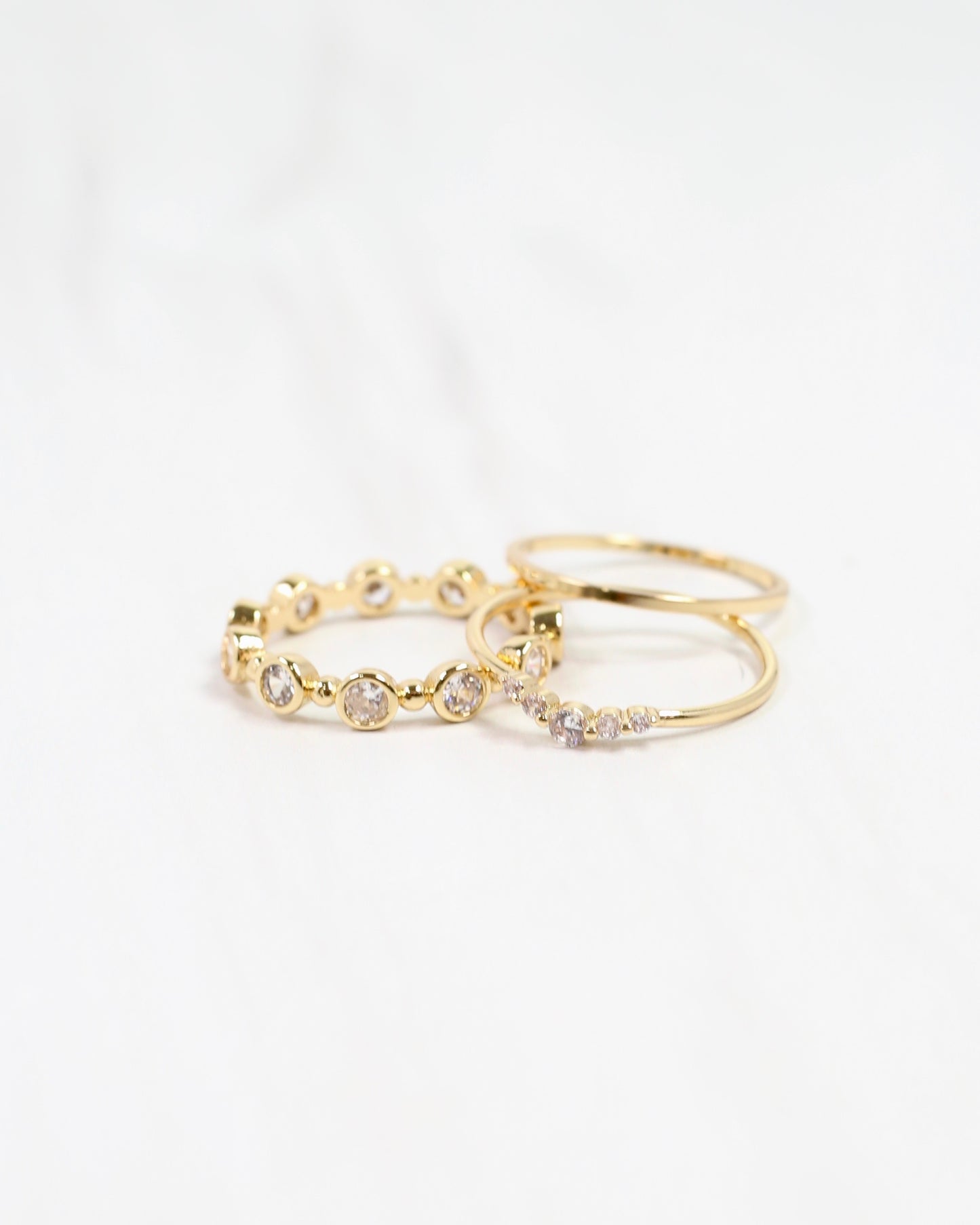 Izzy Ring Set Gold