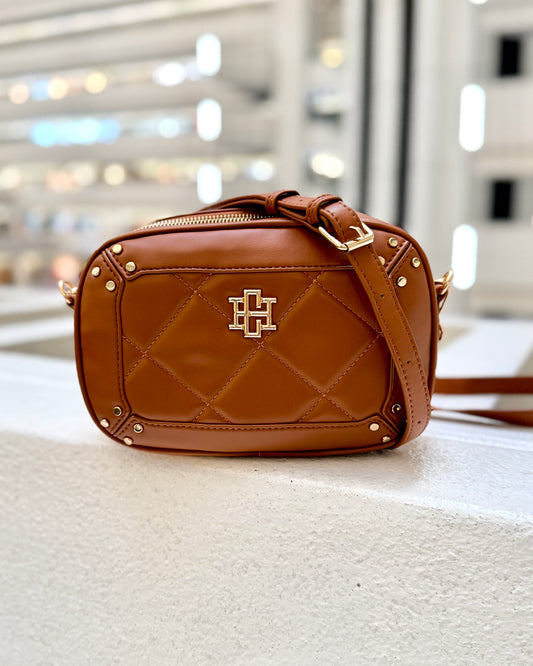 Sloane Studded Crossbody Saddle LD
