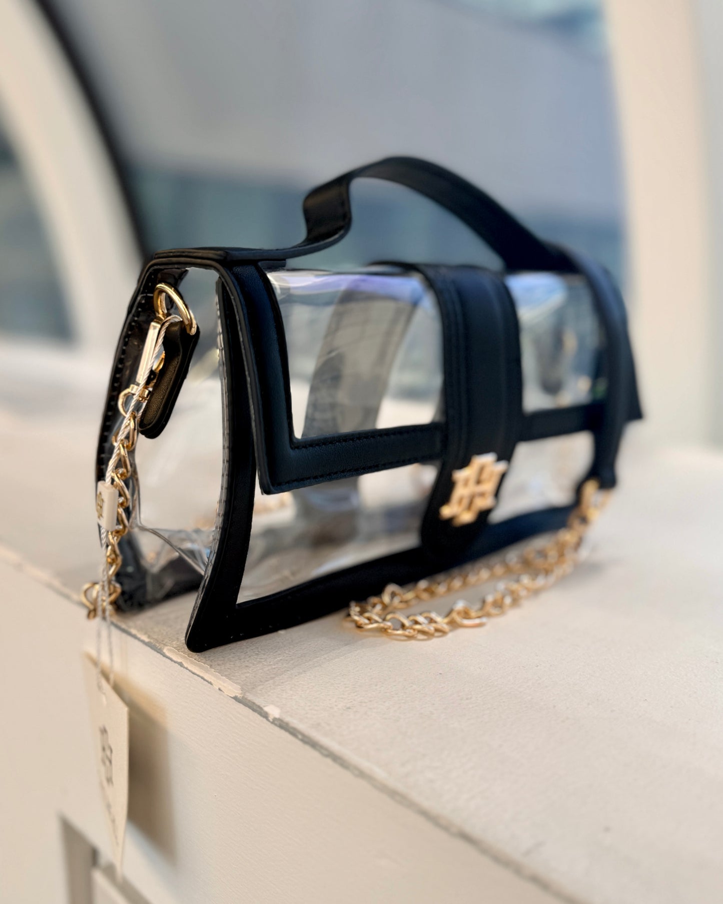 Grace Clear Bag Black