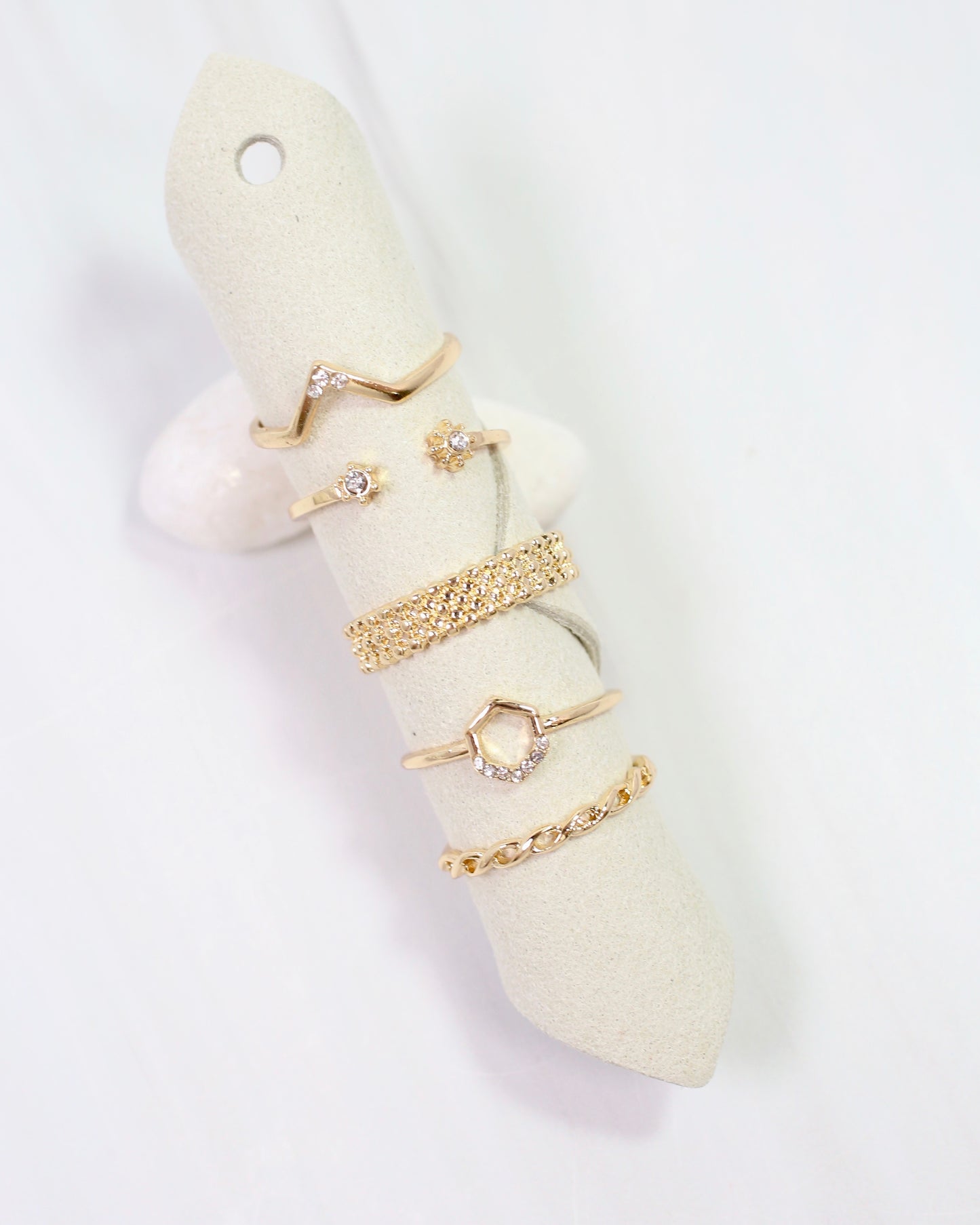 Clayton Ring Set Gold