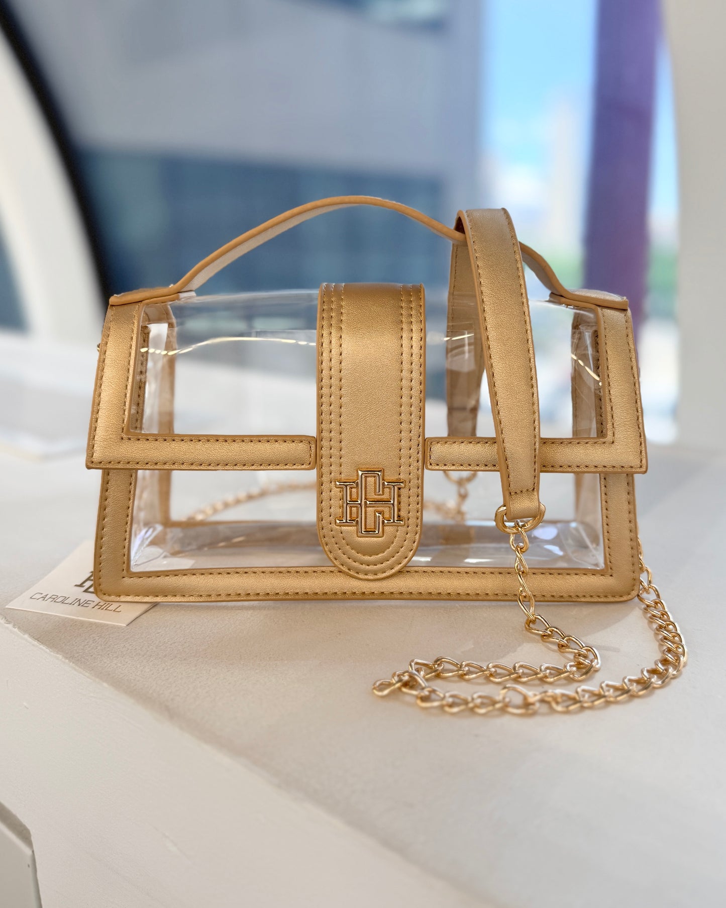 Grace Clear Bag Gold