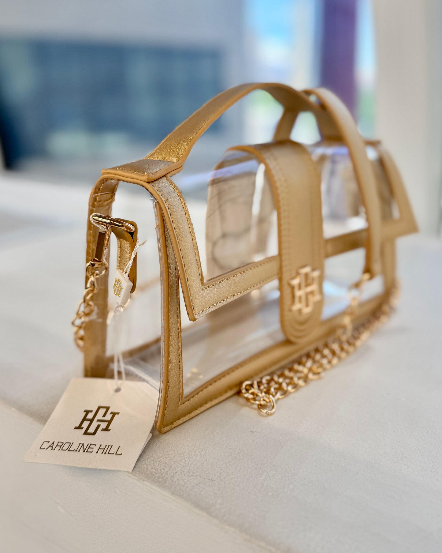 Grace Clear Bag Gold