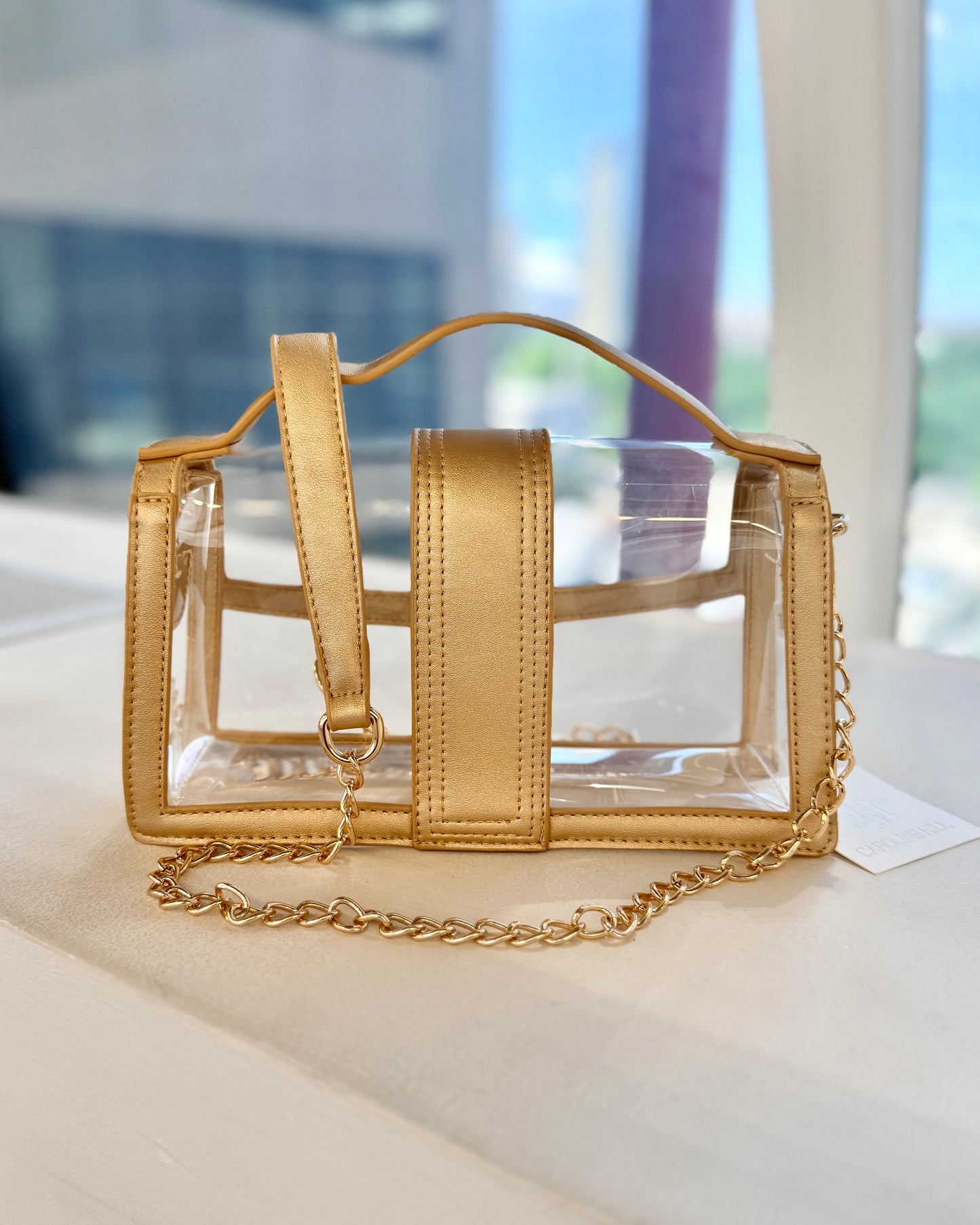 Grace Clear Bag Gold