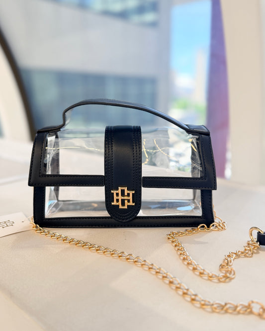 Grace Clear Bag Navy