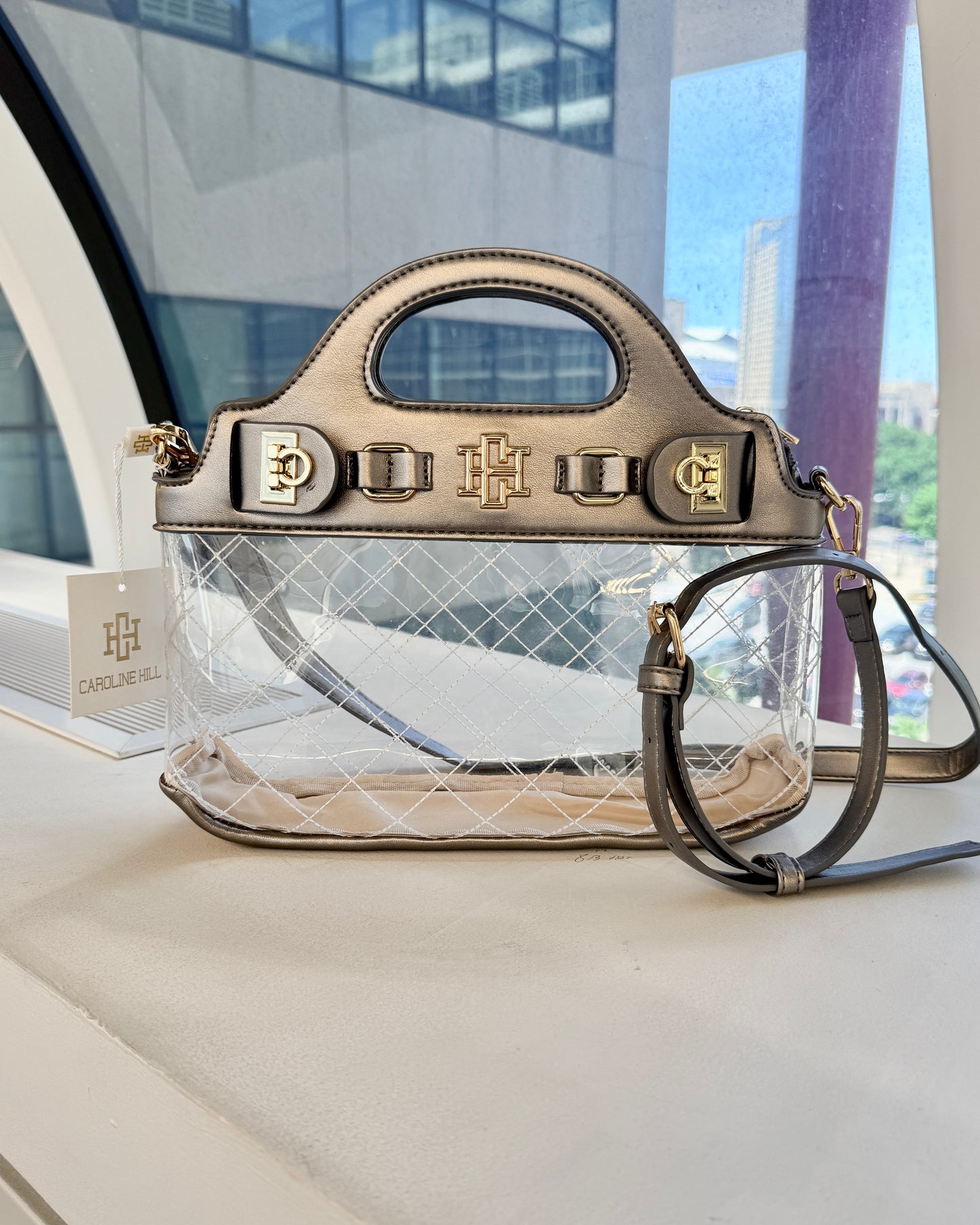 Ivy Clear Bag Black Pearl