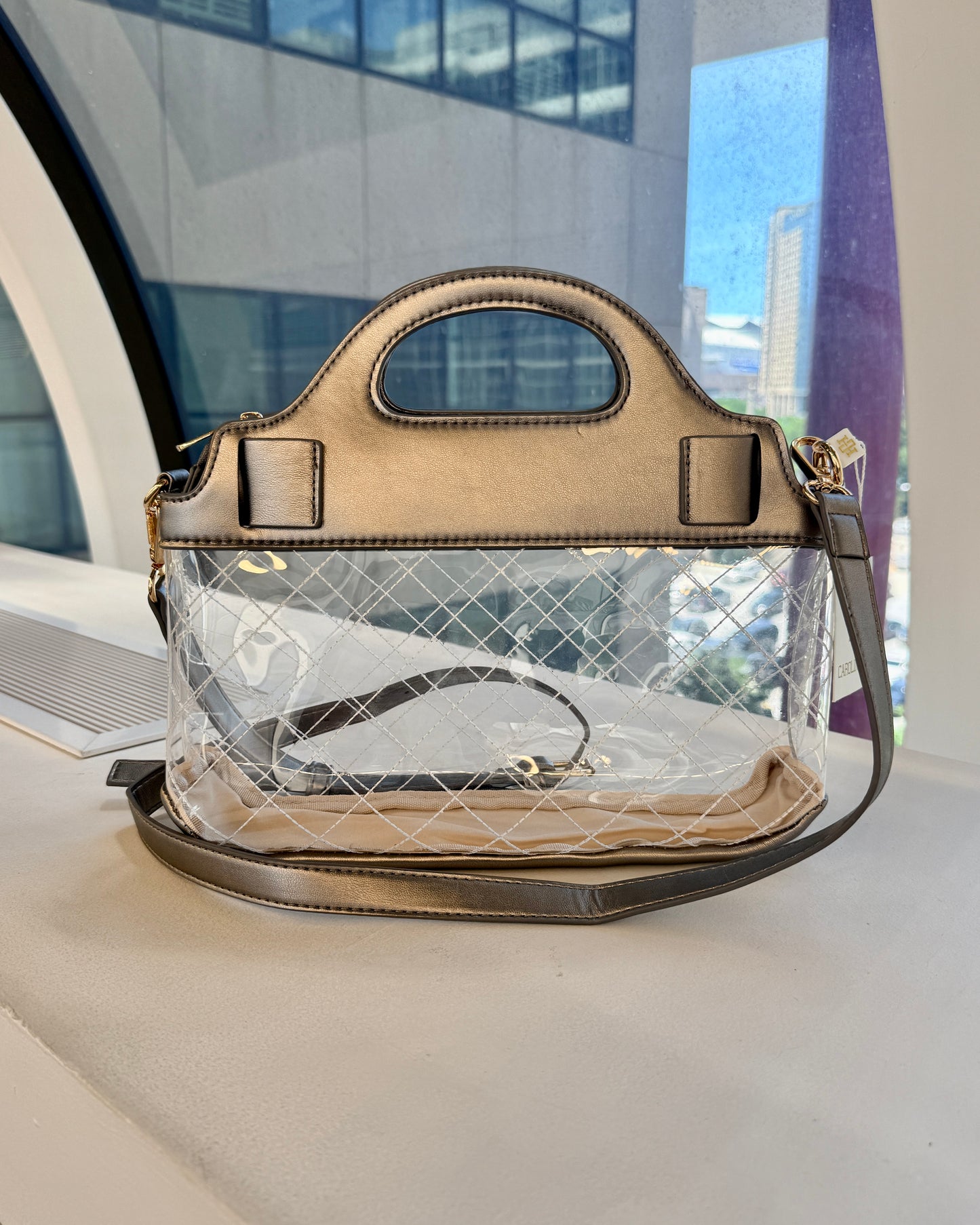 Ivy Clear Bag Black Pearl
