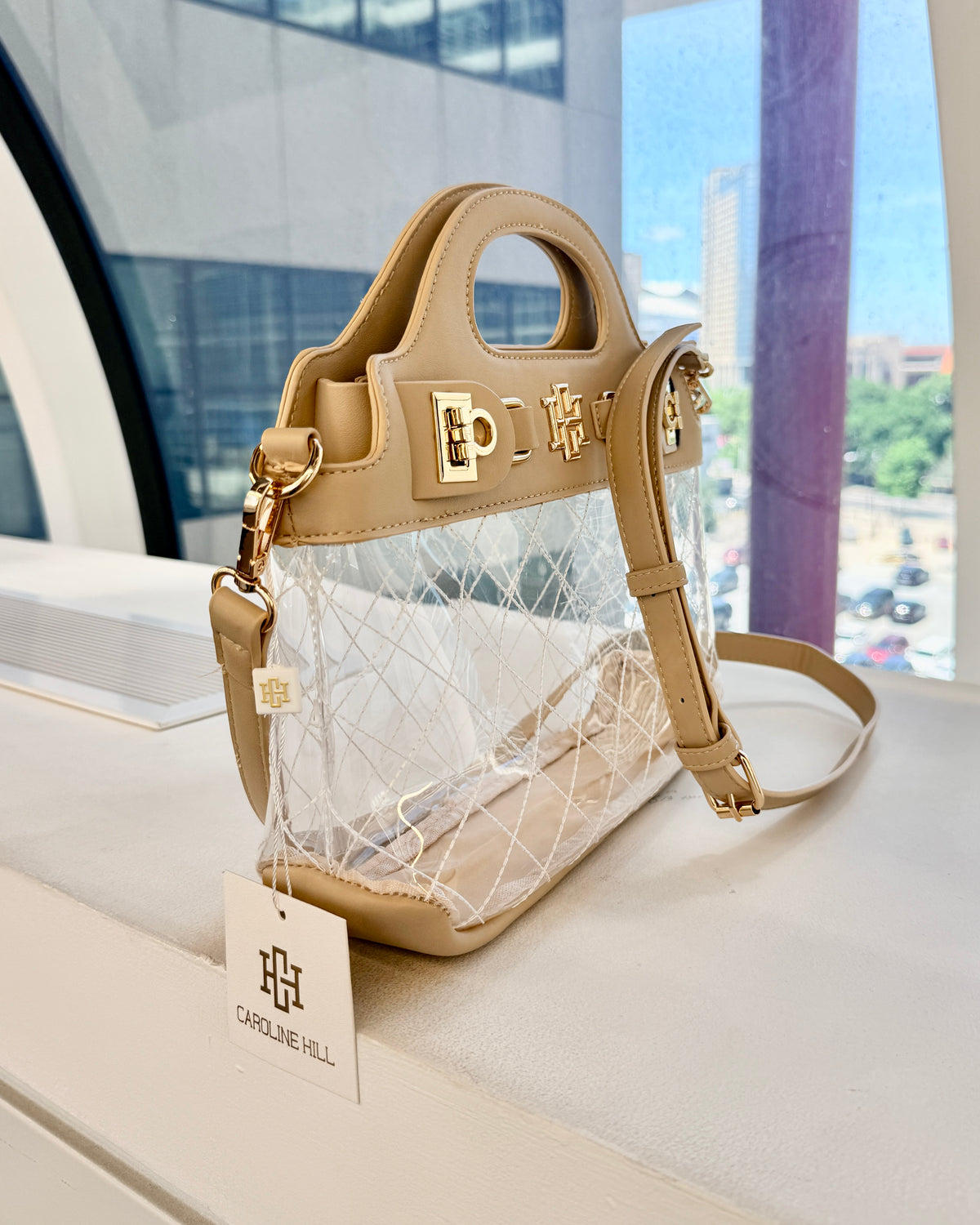 Ivy Clear Bag Nude