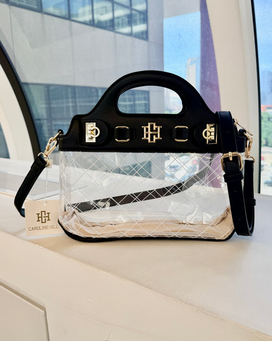 Ivy Clear Bag Black