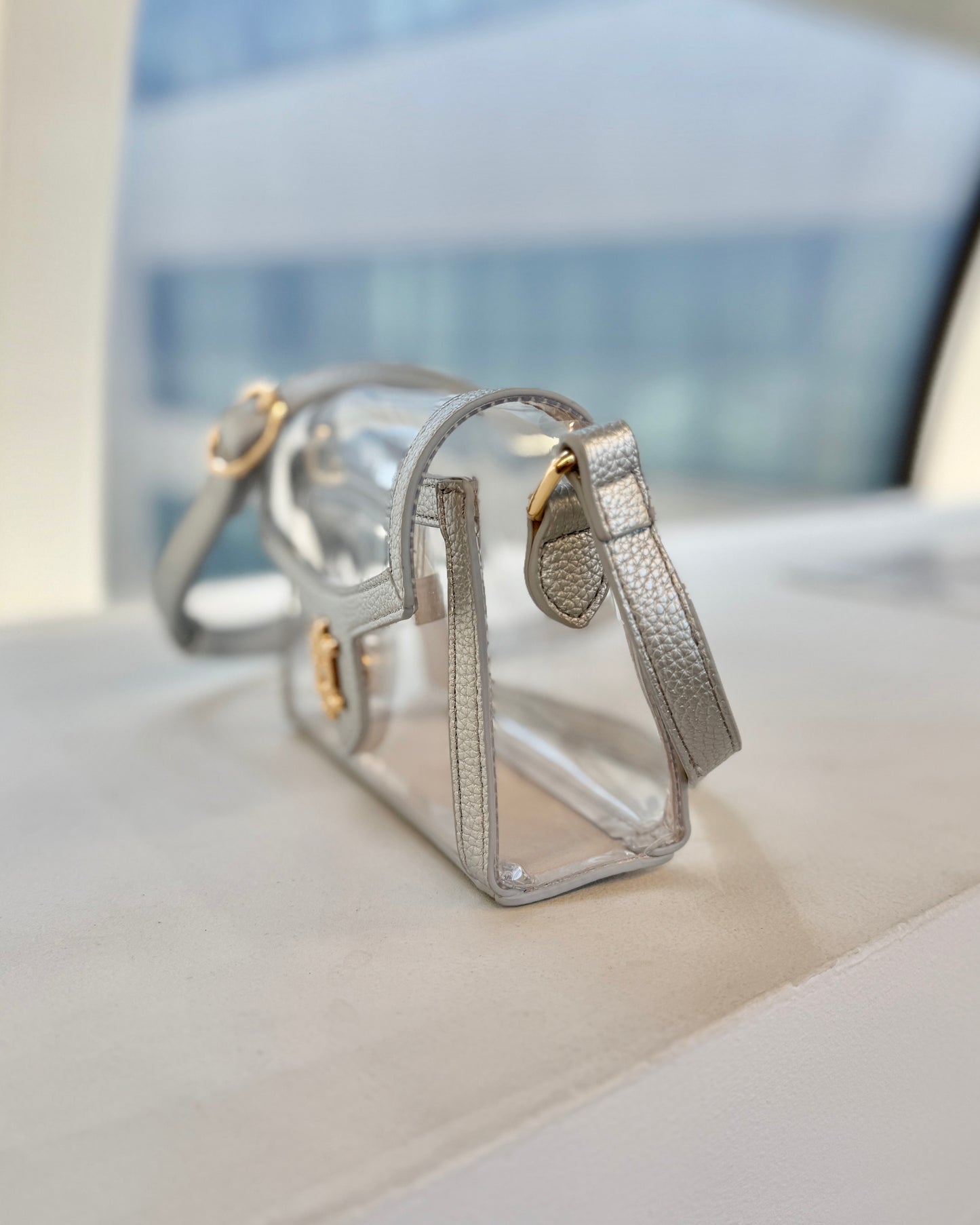 Anna Clear Bag Silver