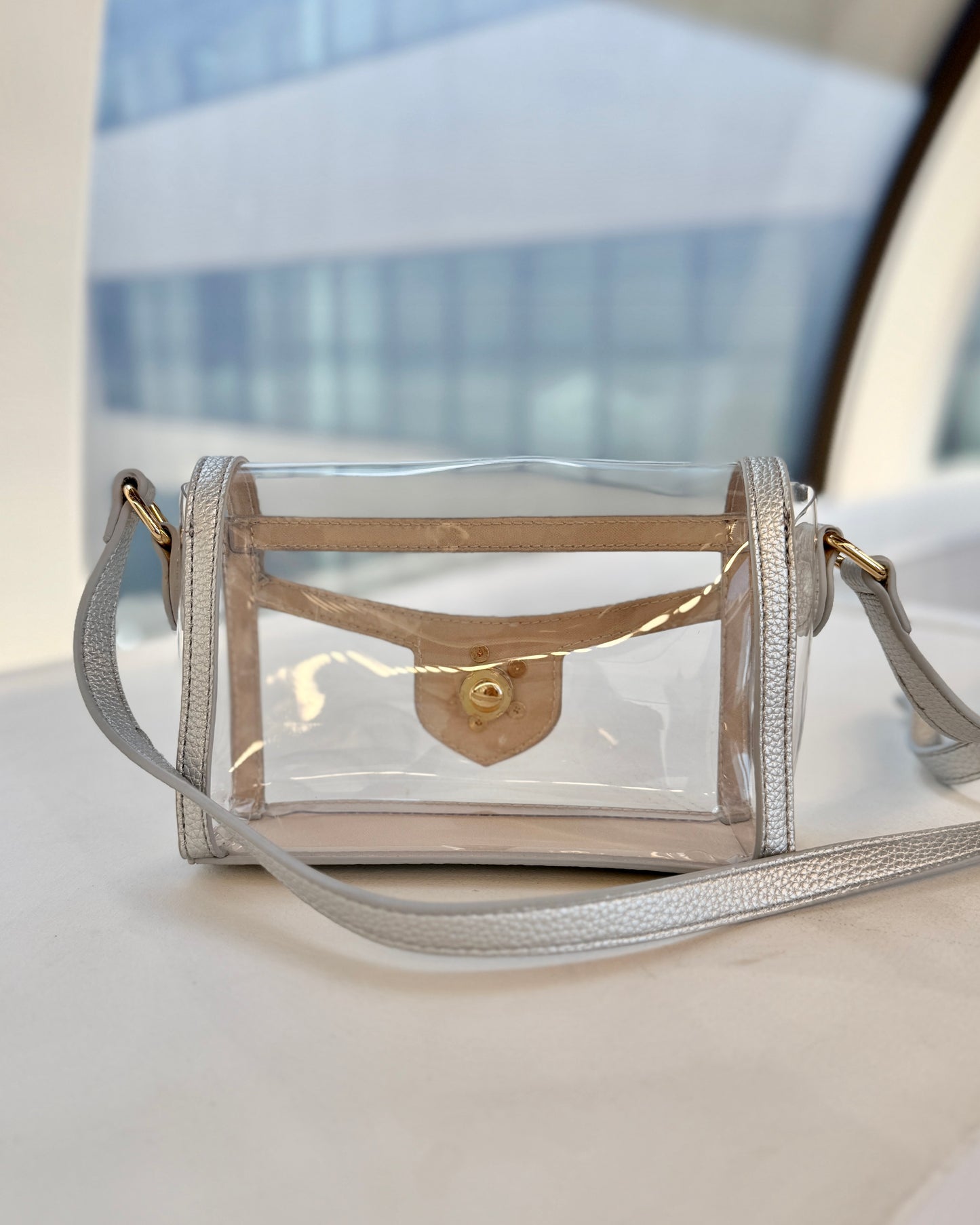 Anna Clear Bag Silver
