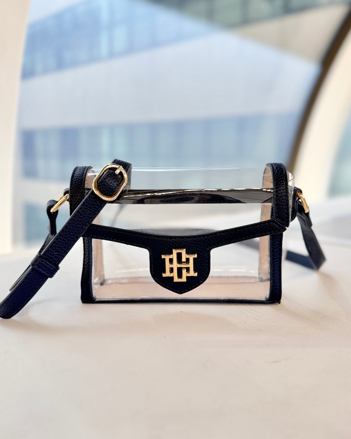 Anna Clear Bag Navy