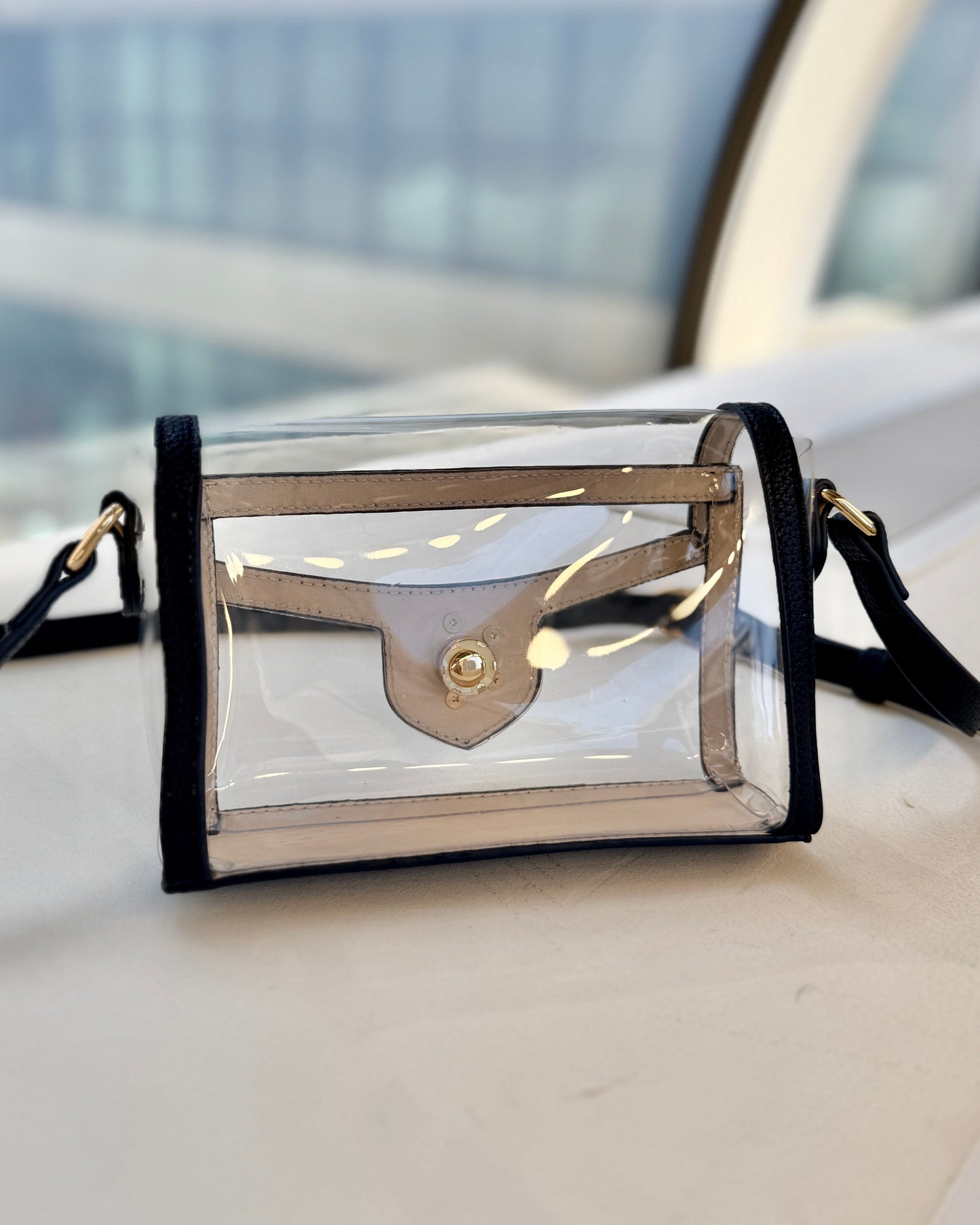 Anna Clear Bag Navy