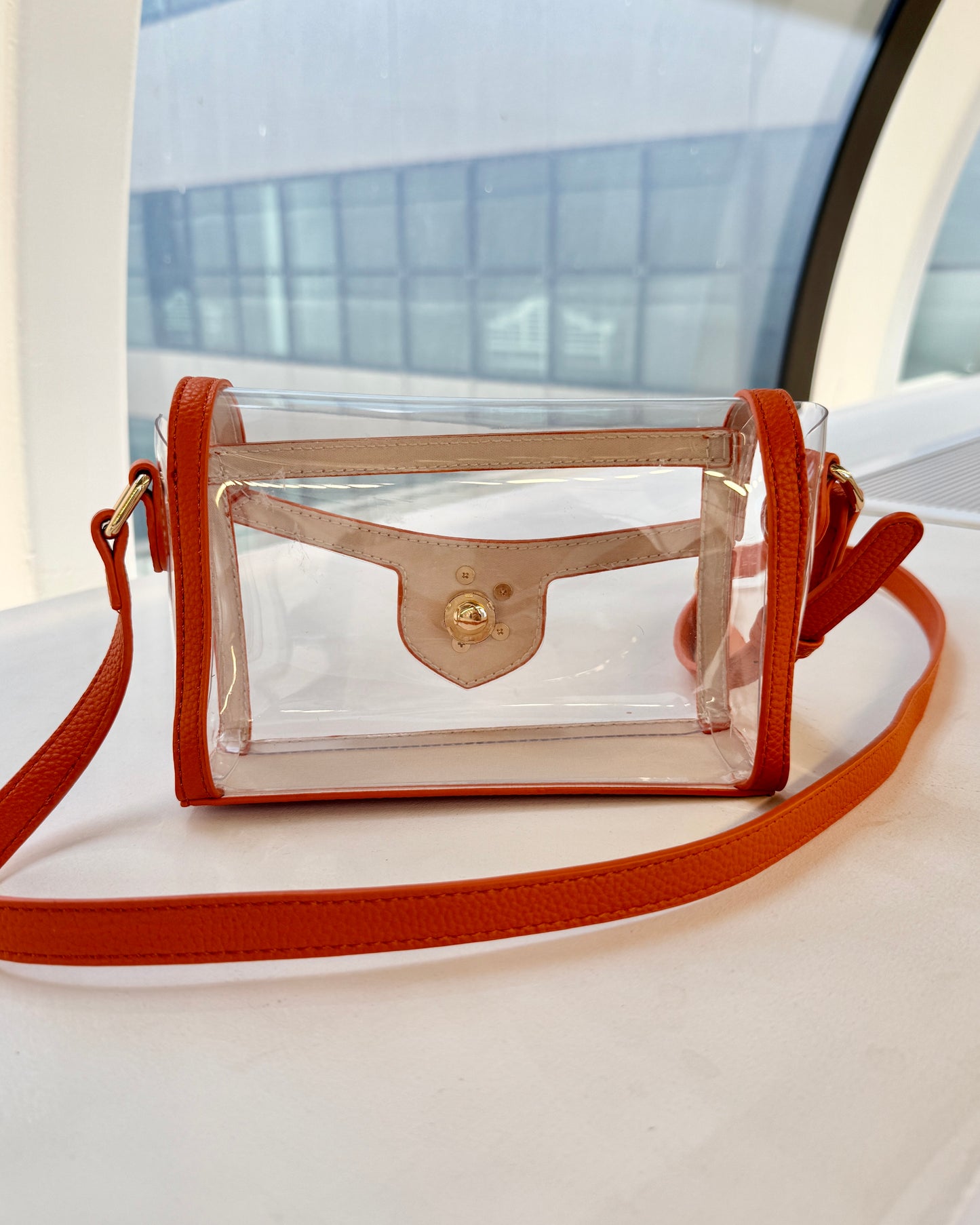 Anna Clear Bag Orange
