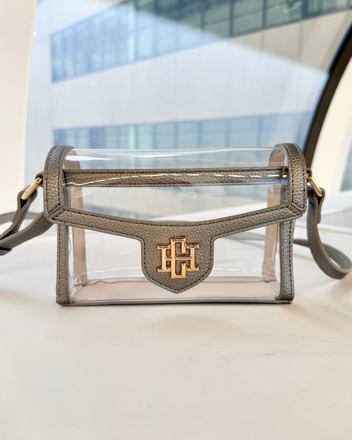 Anna Clear Bag Black Pearl