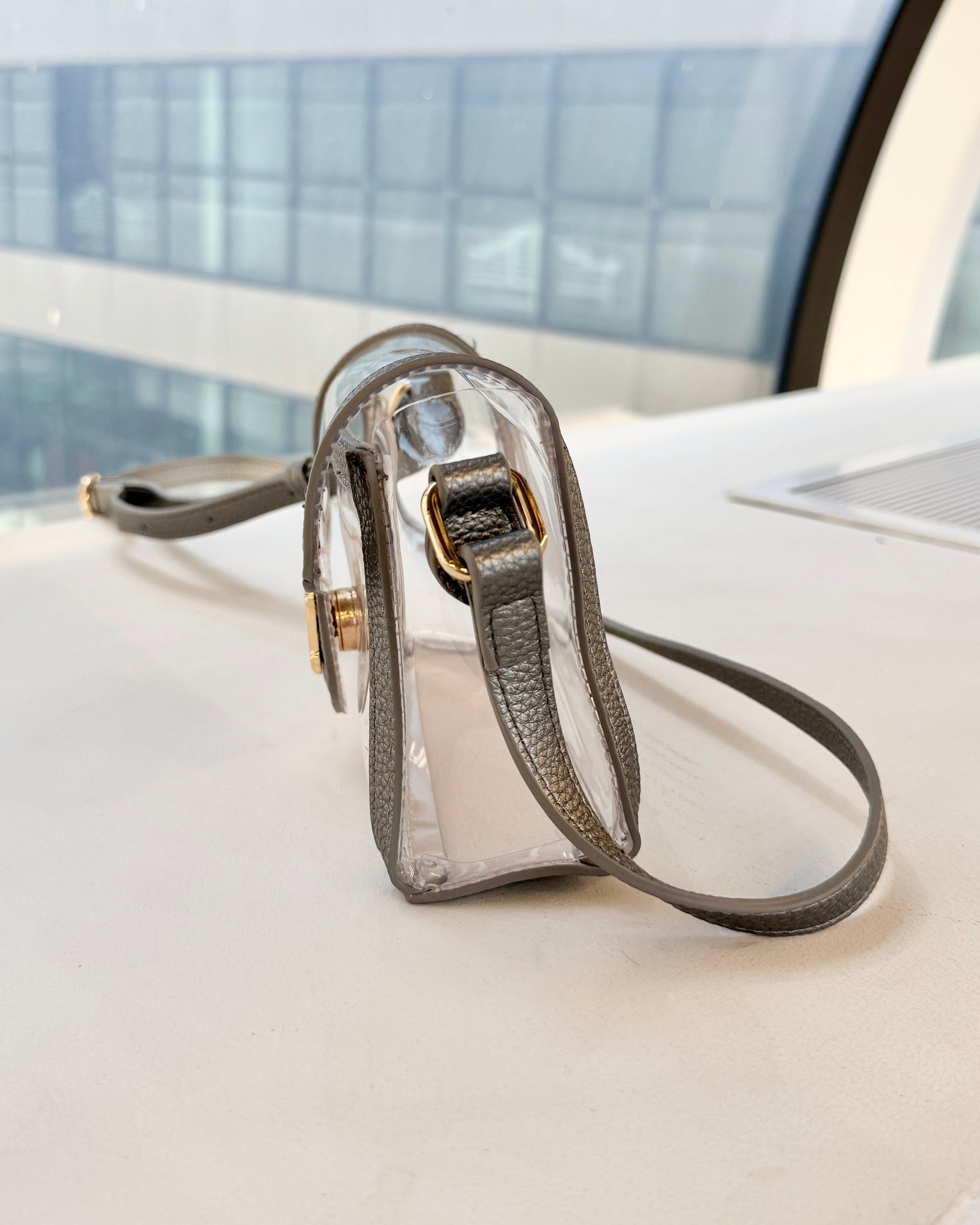 Anna Clear Bag Black Pearl