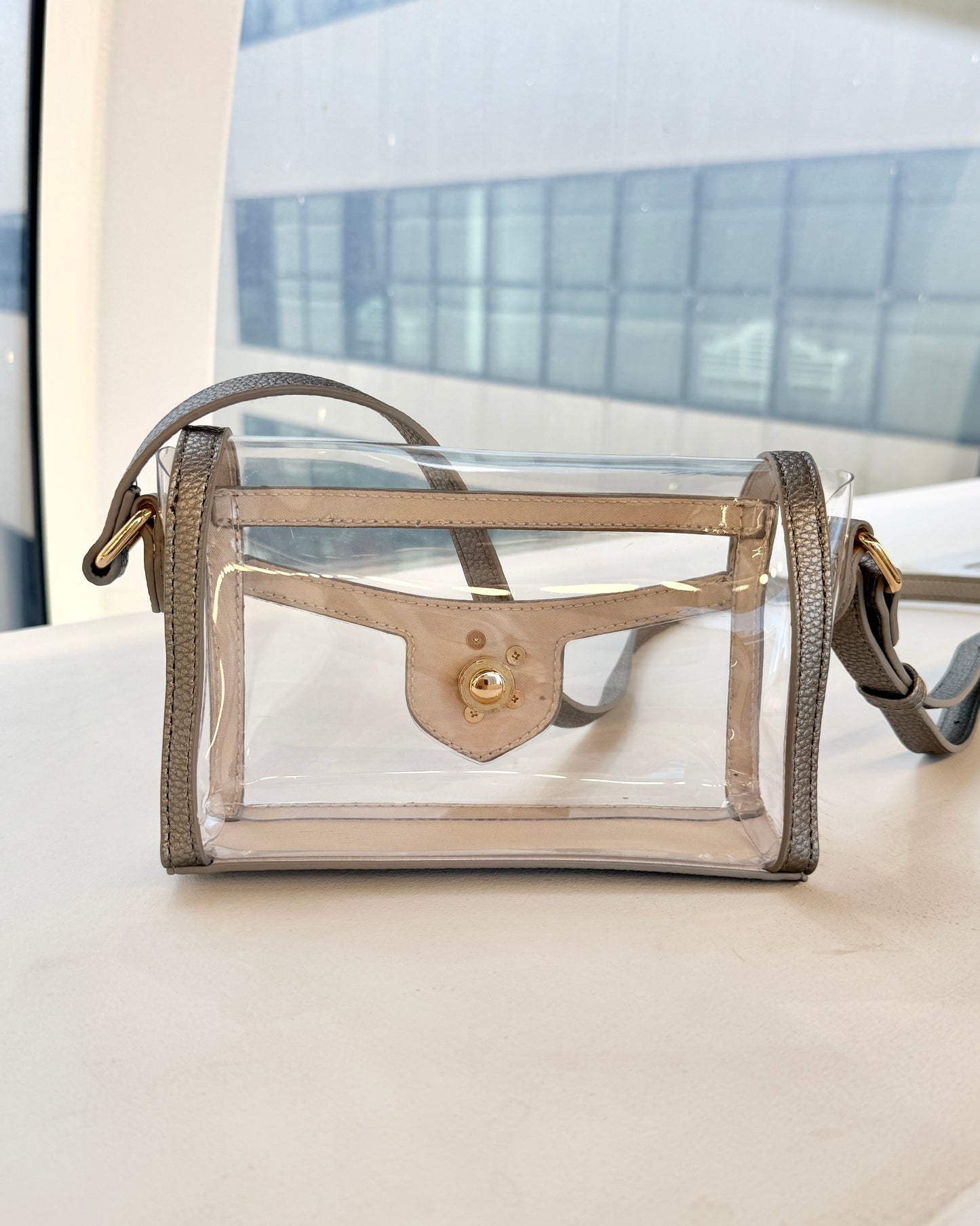 Anna Clear Bag Black Pearl