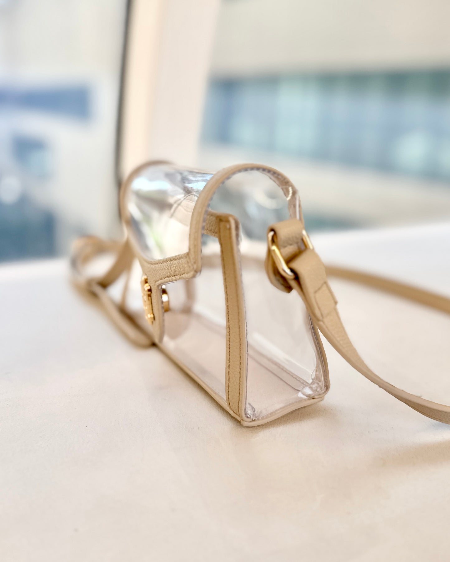 Anna Clear Bag Nude