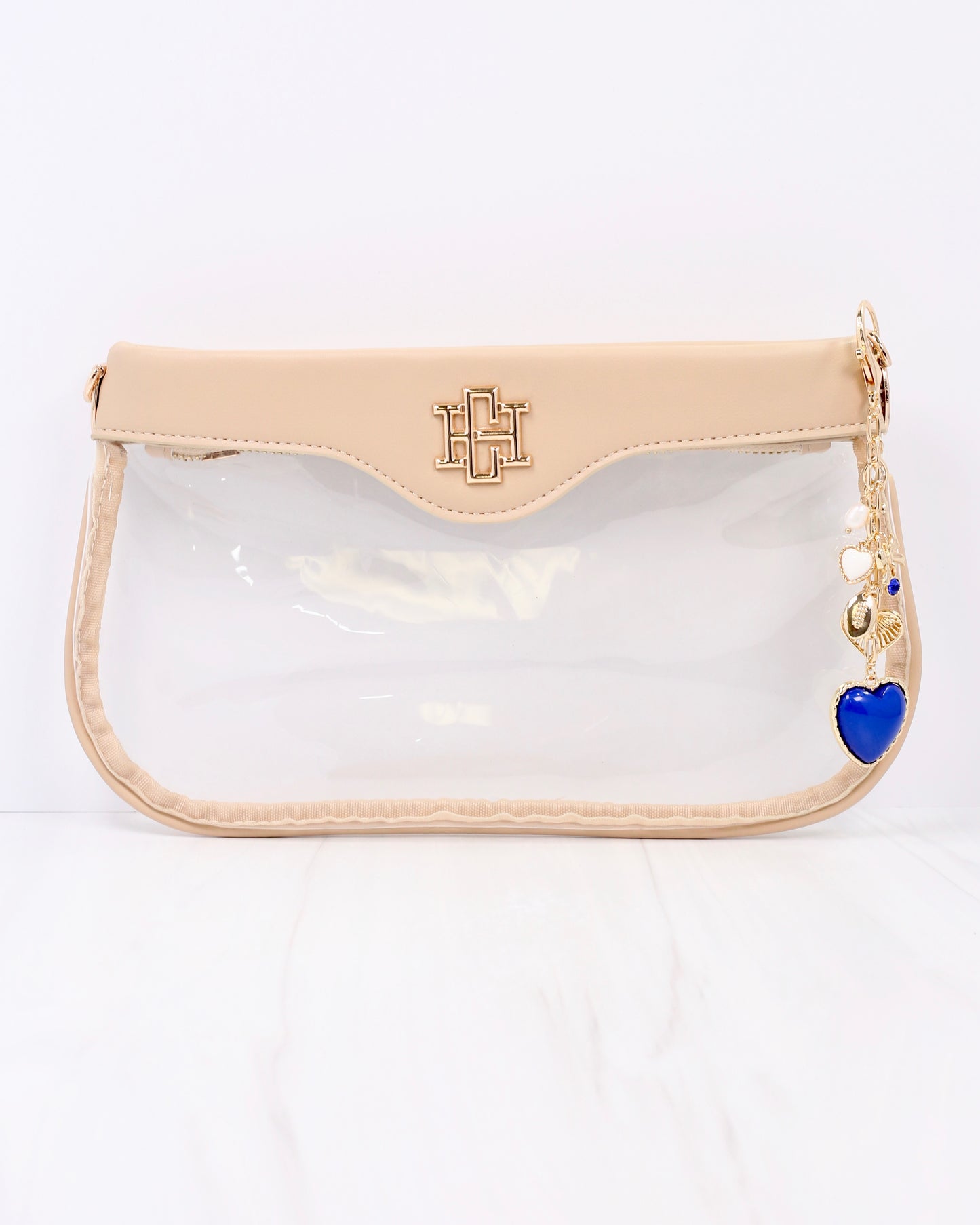 Sutton Bag Charm ROYAL BLUE WHITE