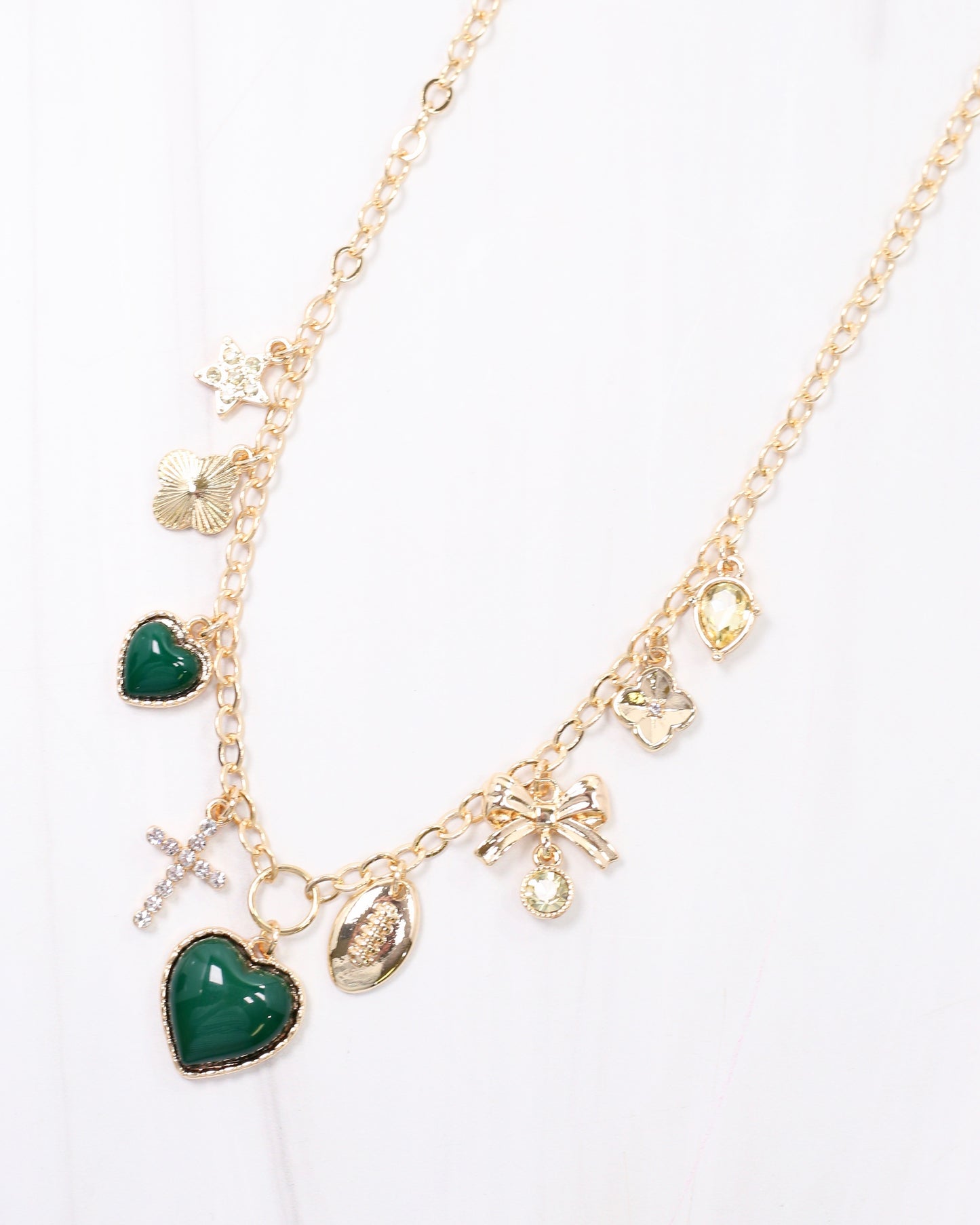Bentley Charm Necklace GREEN