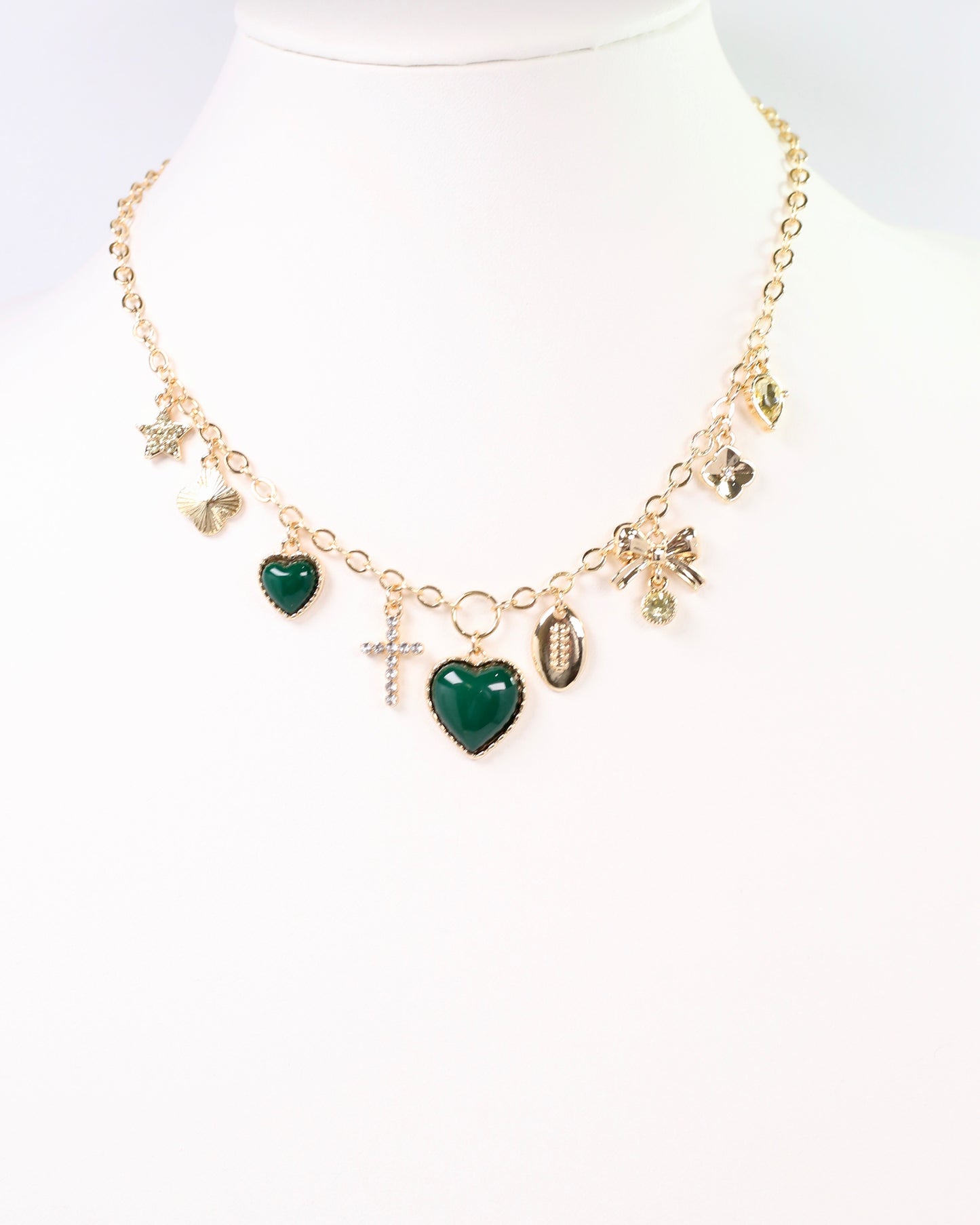 Bentley Charm Necklace GREEN