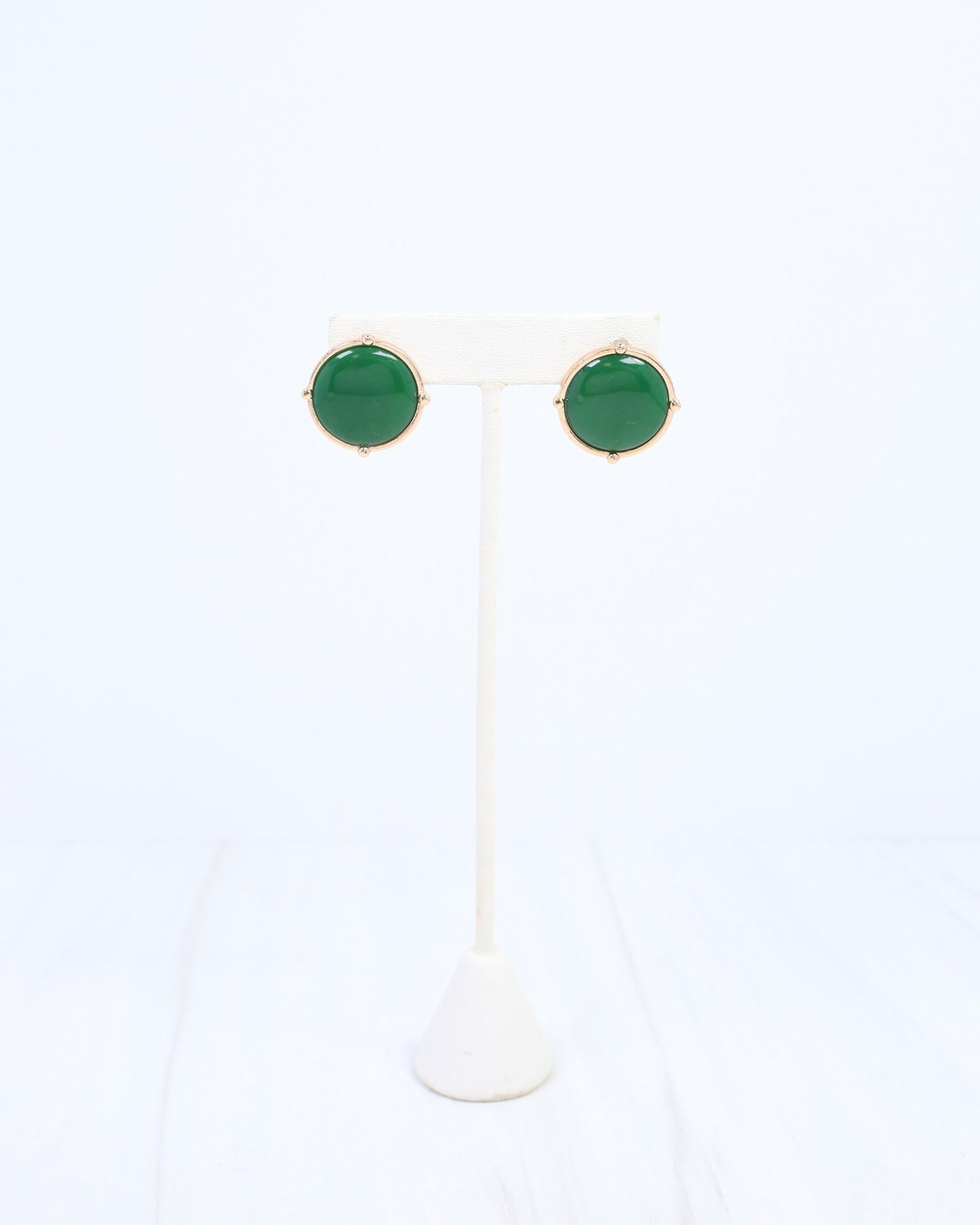 McKinley Stud Earring Green