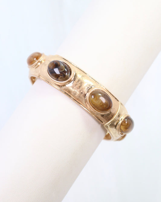 Hallie Stretch Bracelet Tortoise