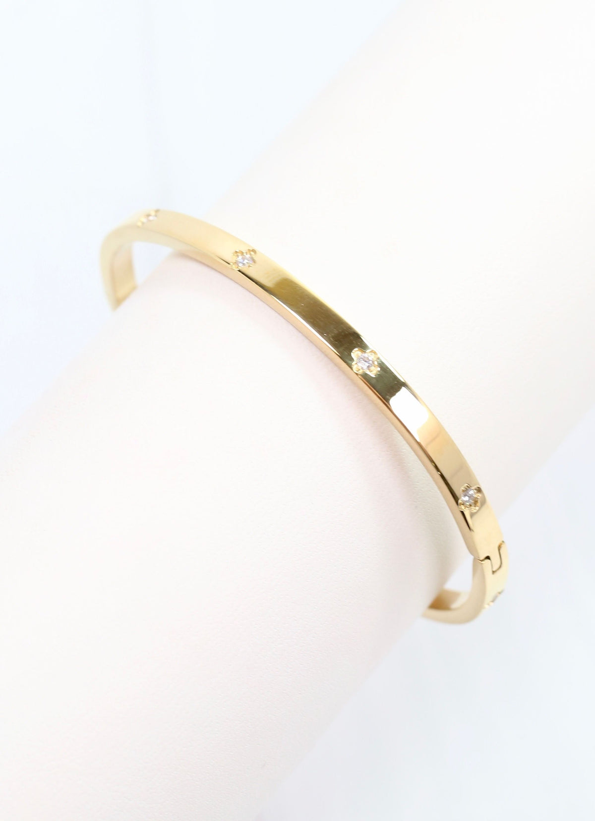 Kerry CZ Clover Bracelet WP Gold