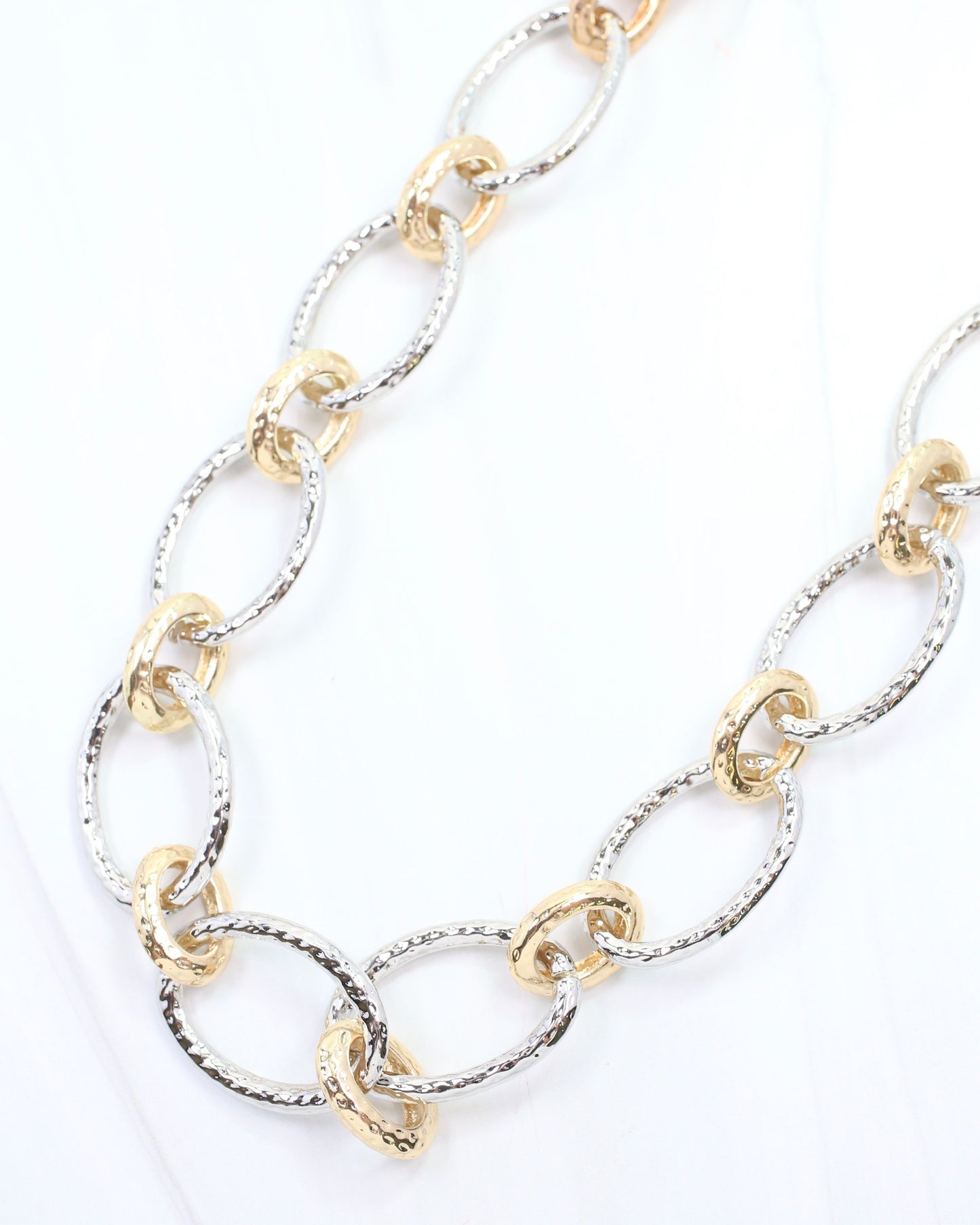 Lucinda Link Necklace Gold Silver