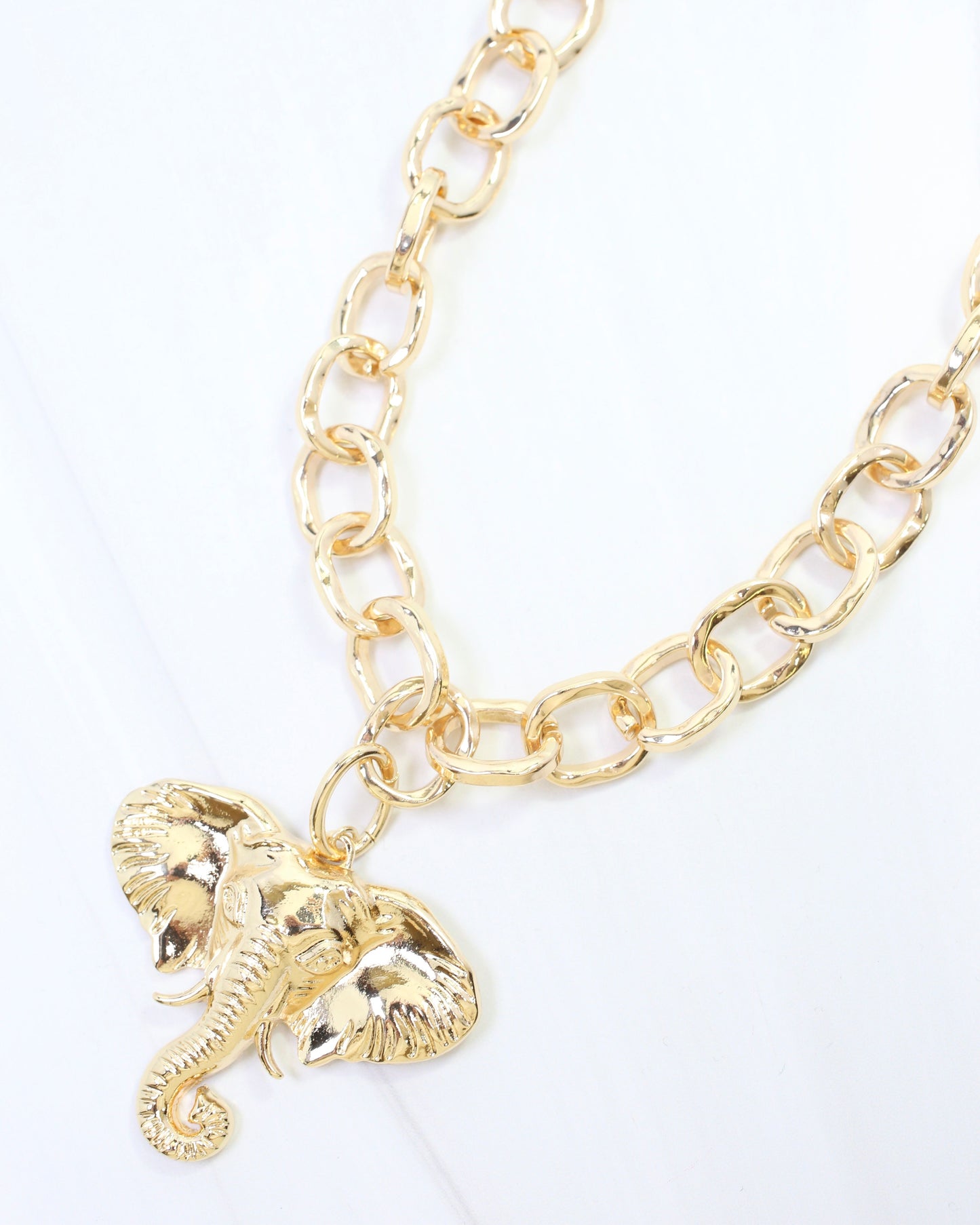 Chelsey Charm Elephant Gold