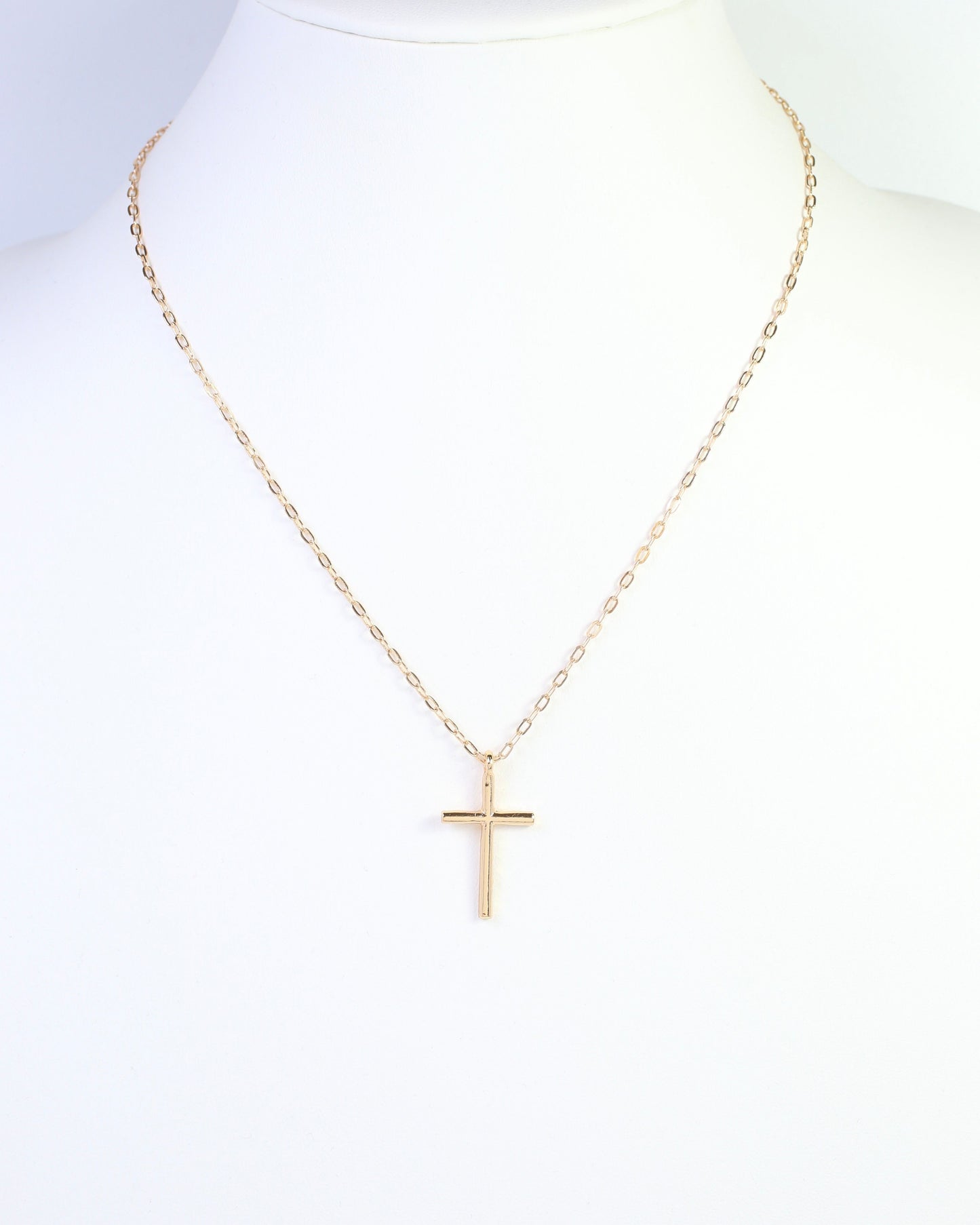 Carla Cross Necklace Gold