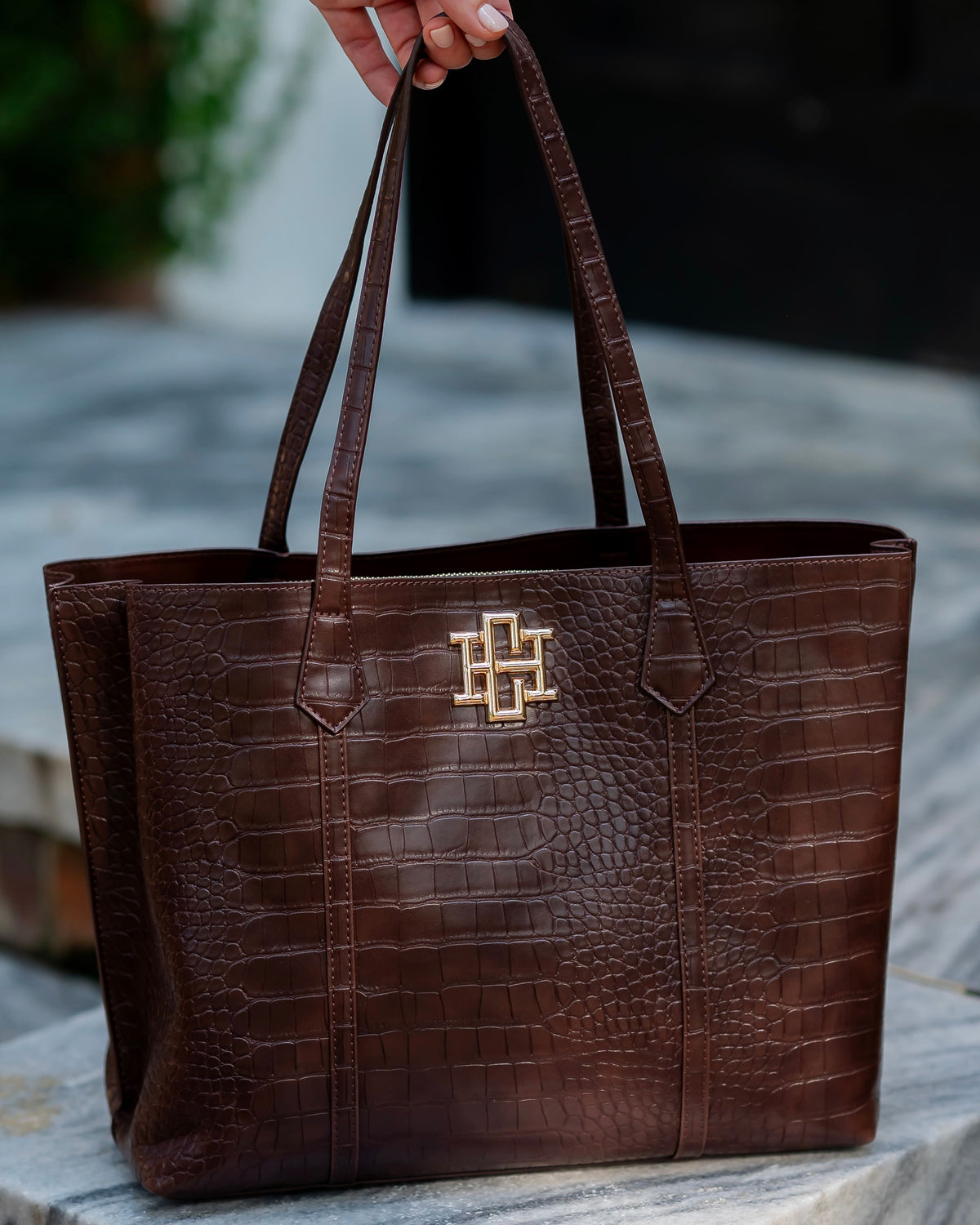 Heath Tote Bag Chocolate EC