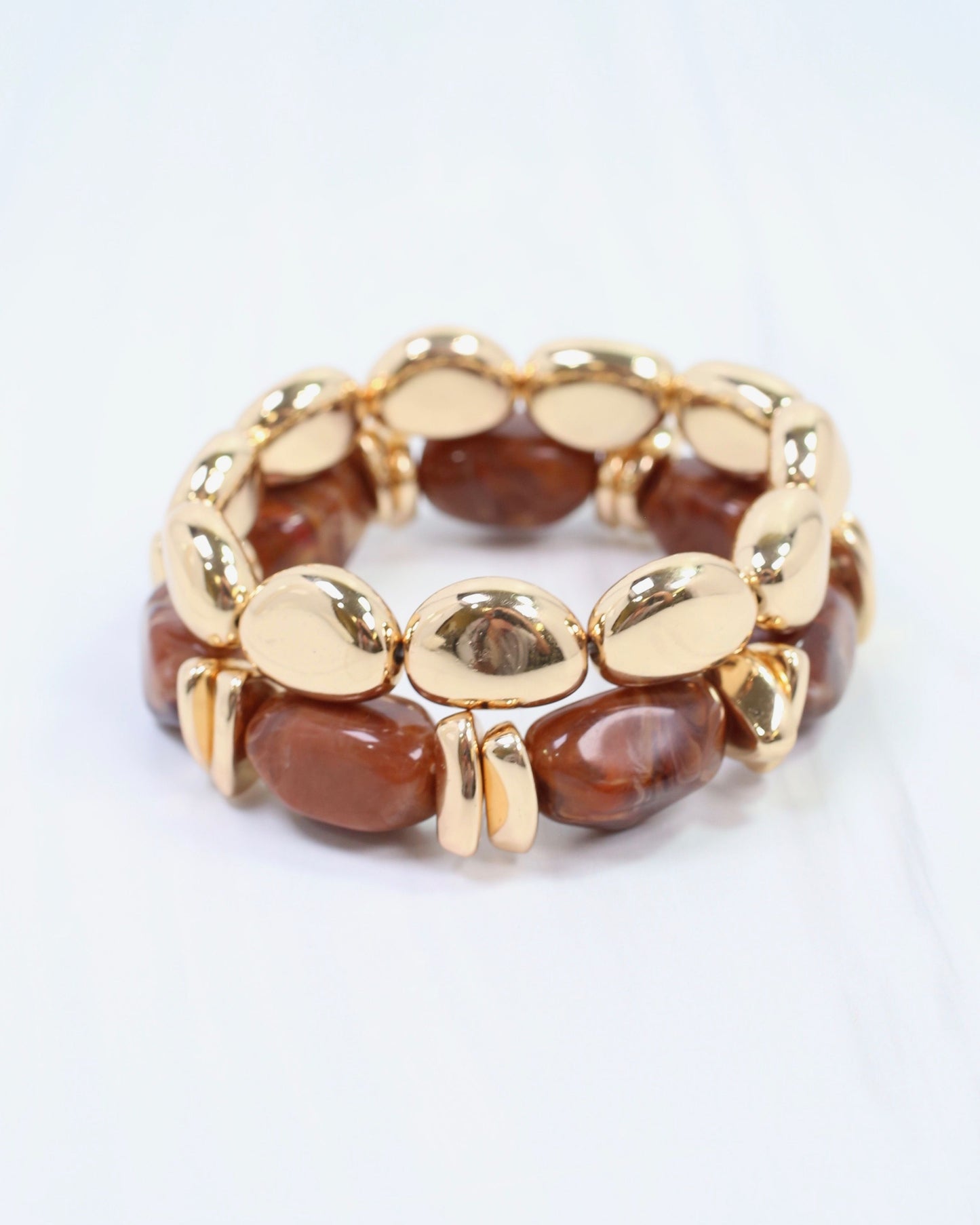 Arcadia Stone Bracelet Brown