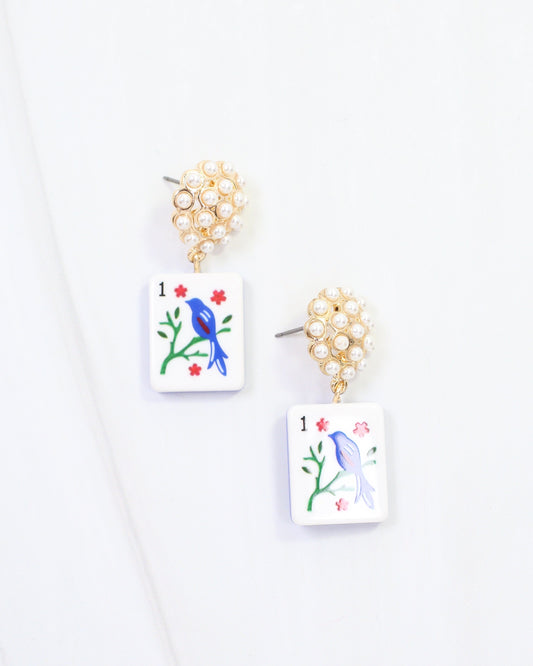 Charleston Drop Earring Blue