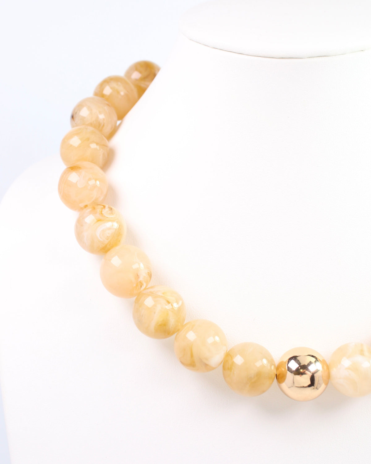 James Beaded  Necklace Natural