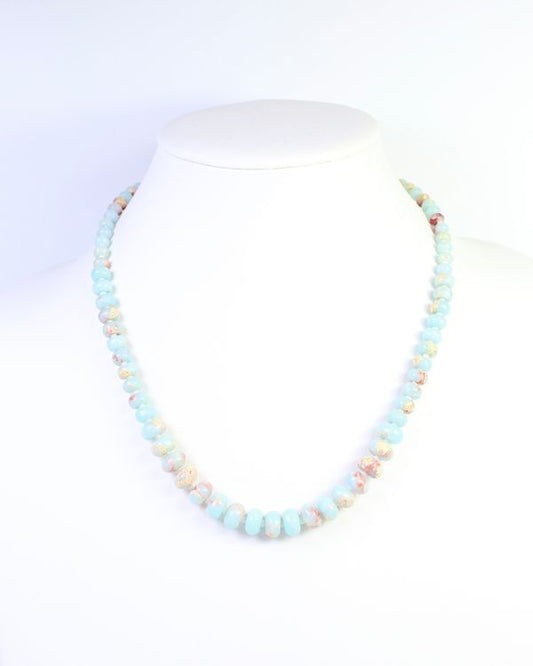 Marcela Stone Beaded Necklace Multi