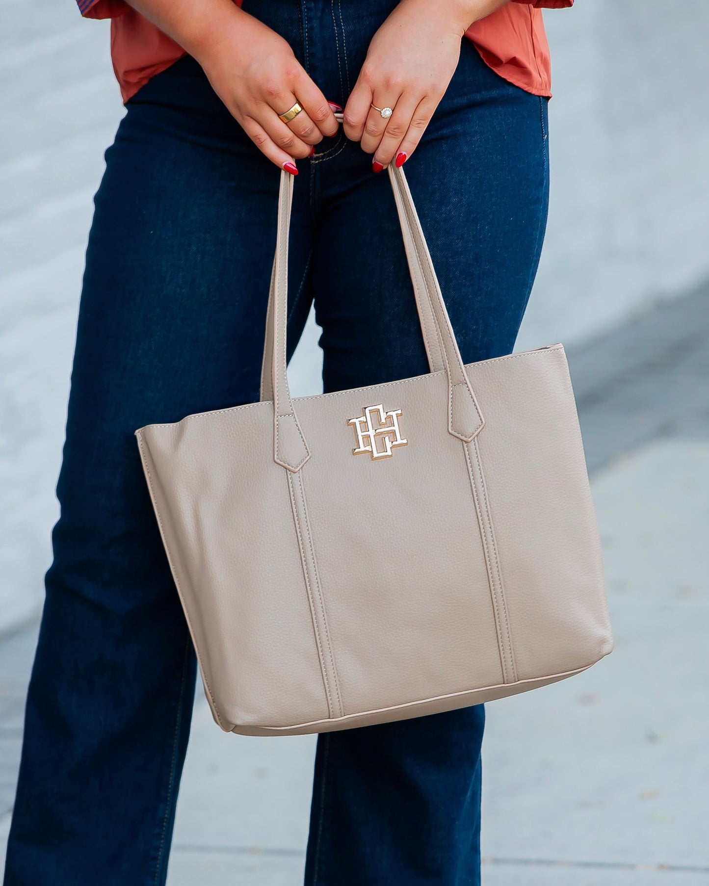 Heath Tote Bag Taupe