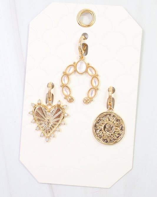 Aurora Charm Set Gold