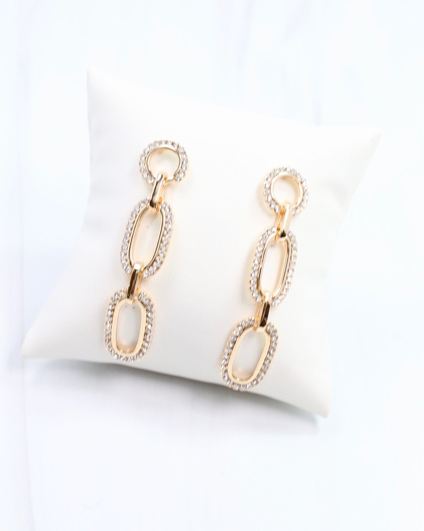 Lettie Link Post Earring Clear