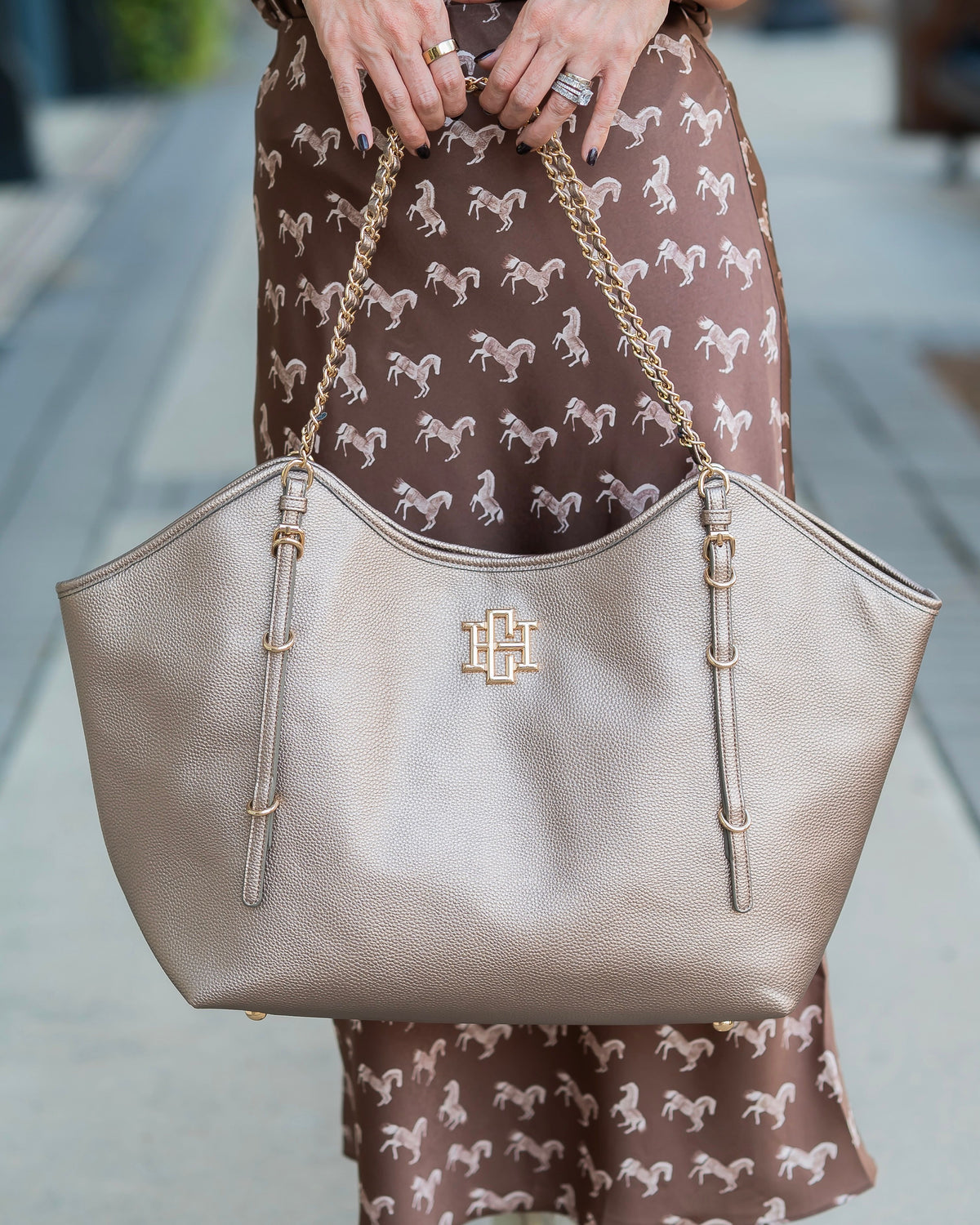 Harlow Tote Bronze