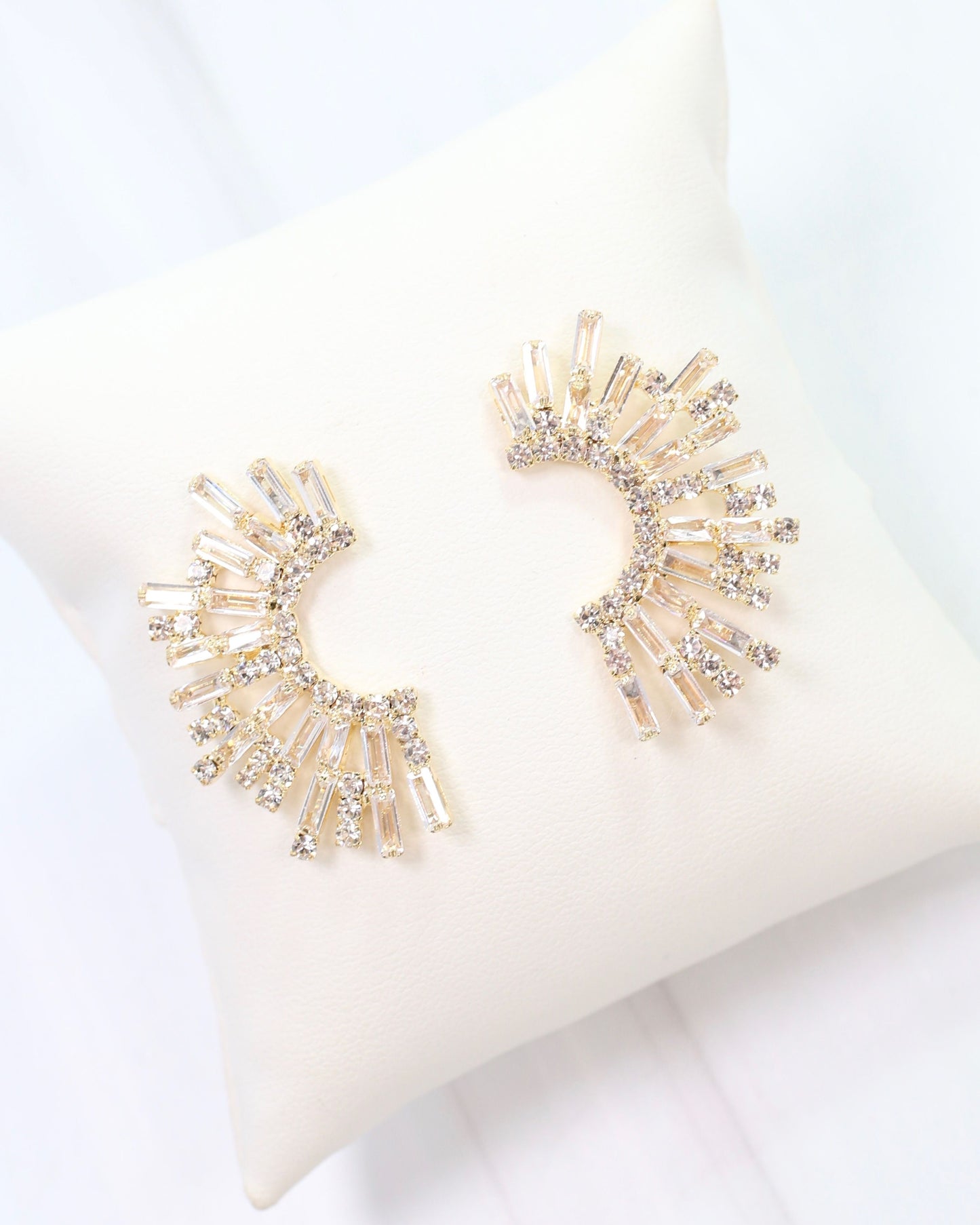 Fallon CZ Earring Gold