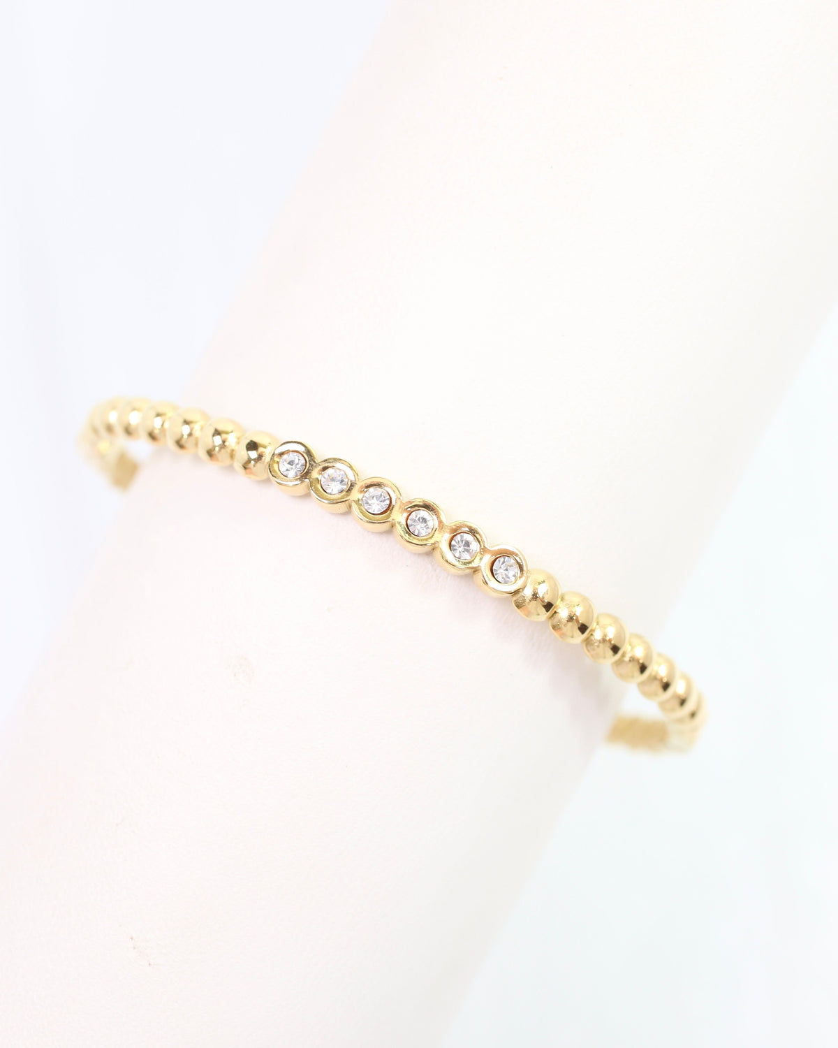 Branson Bead Bracelet WP Gold