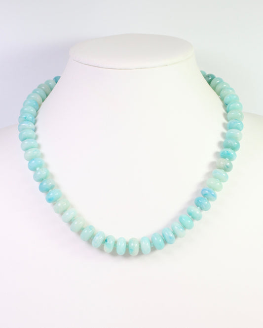 Reno Marble Beaded Necklace Mint