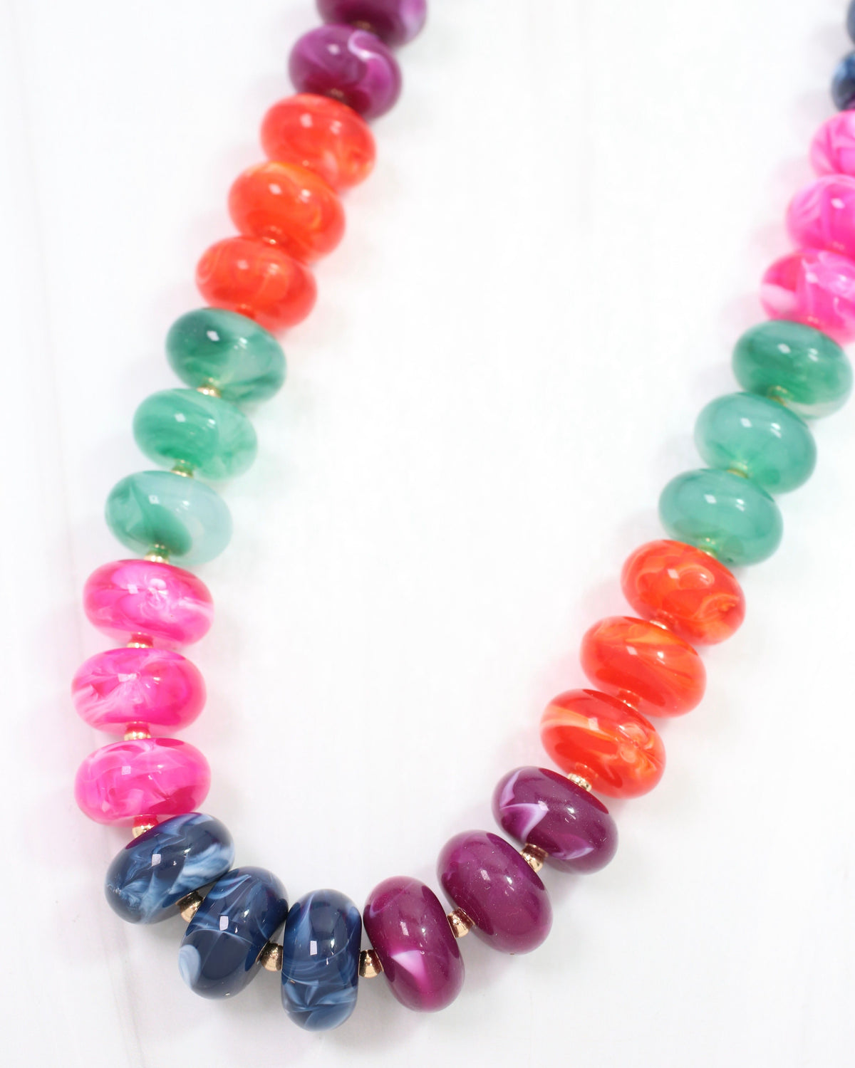Bryant Beaded  Necklace Dark Multi