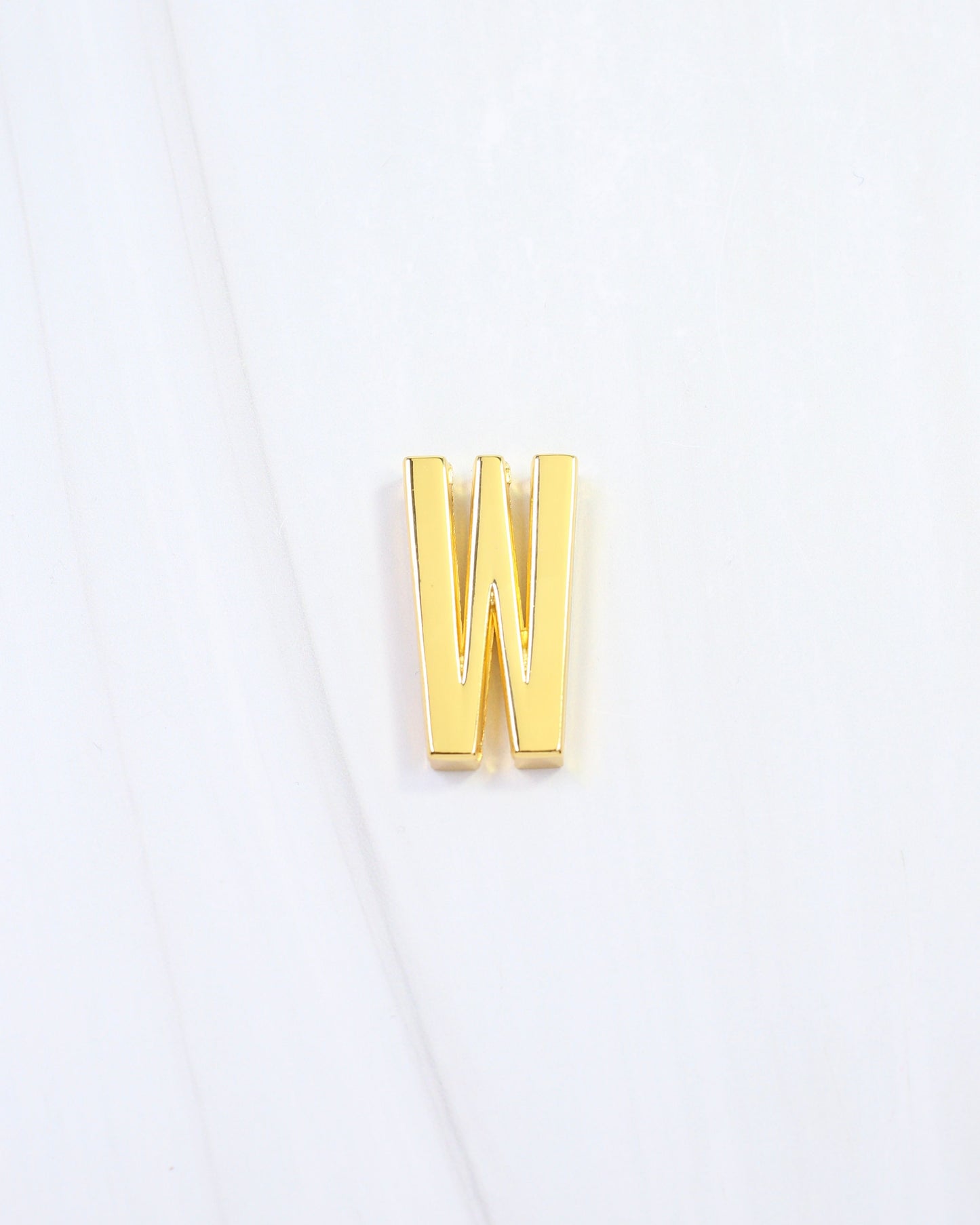 Arlett Initial Scarf Slide W Gold