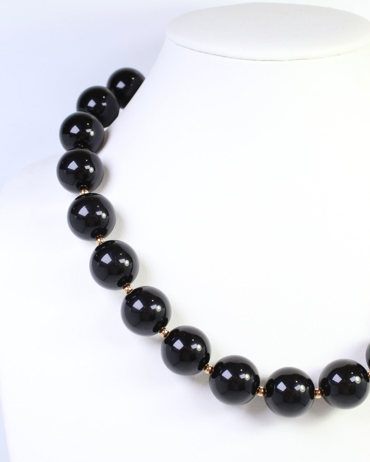 Megan Beaded Necklace Black