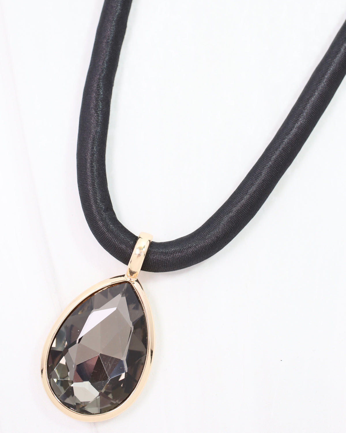 Roberts Cord Necklace Black Diamond