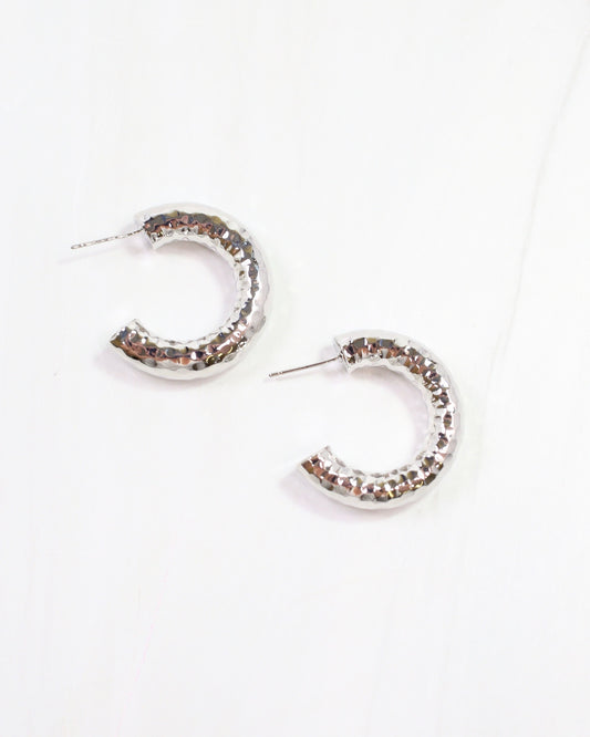 Agatha Hoop Earring Silver