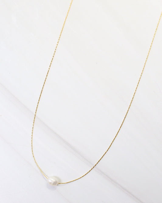 Conquest Necklace with Pearl Gold
