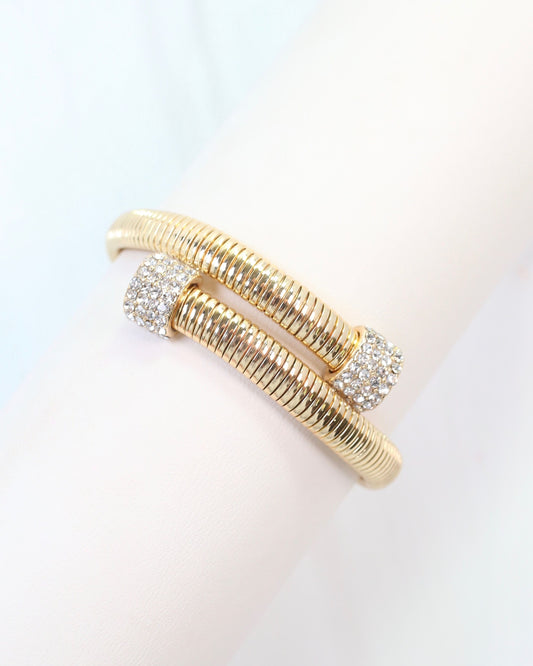 Carter Coil Bracelet Gold