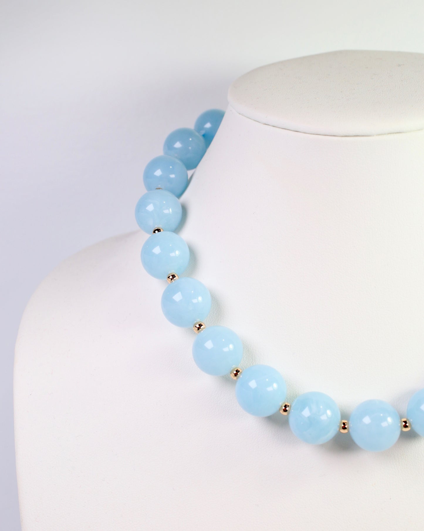 Hagerstown Beaded Necklace Light Blue